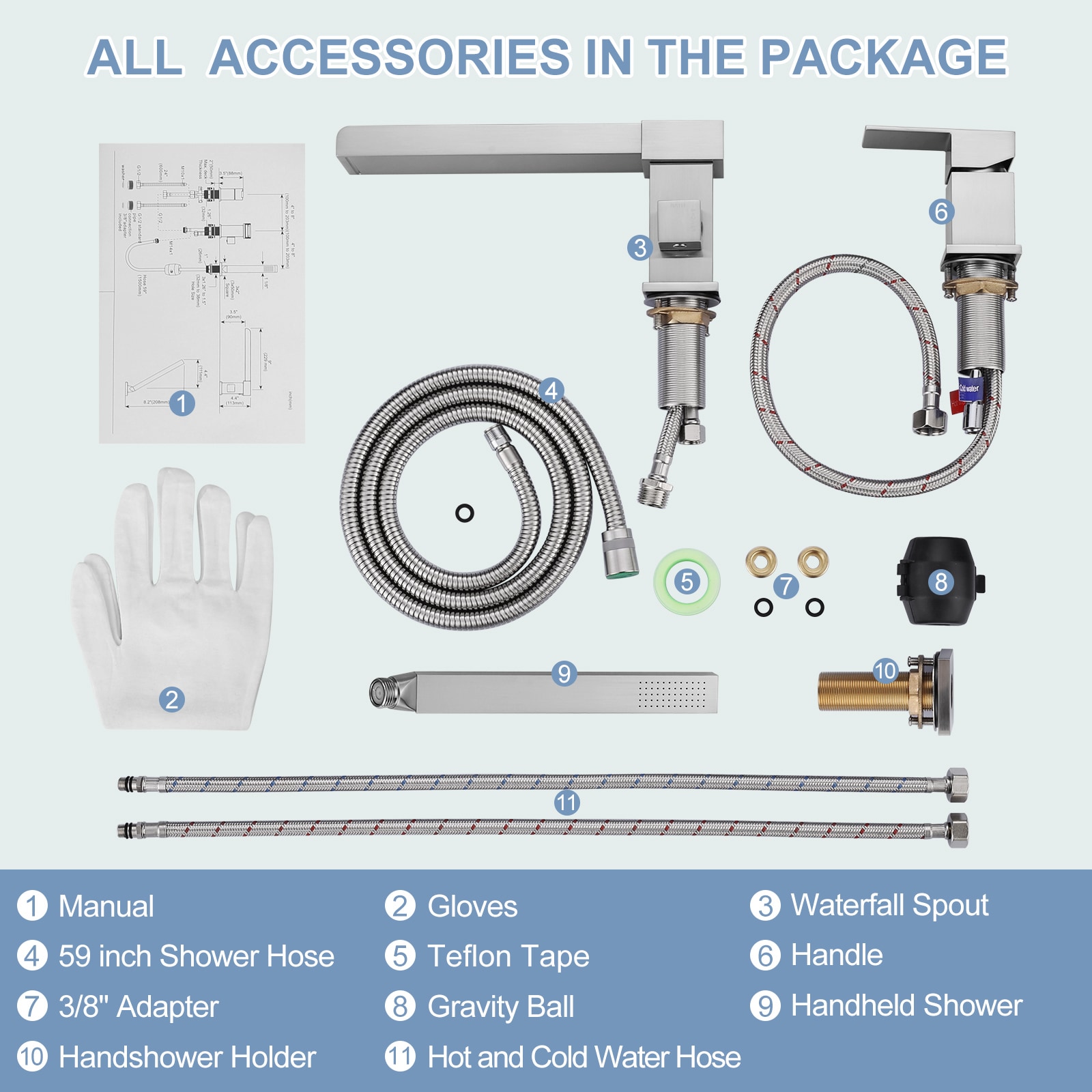 WOWOW 3080400-LW Roman-Tub-Faucets - View #11