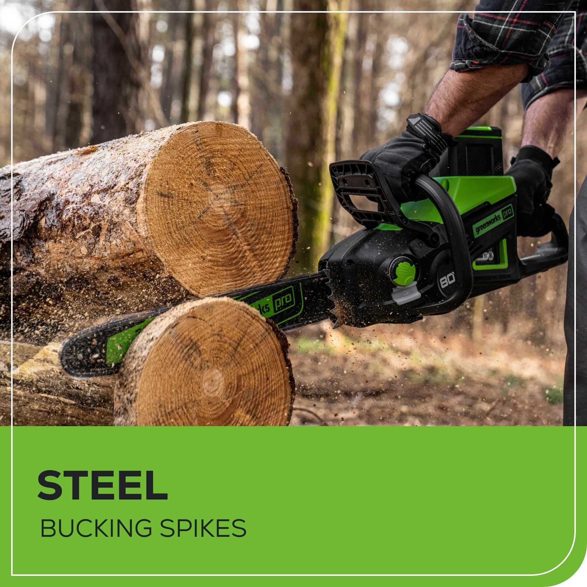 Greenworks CS80L03 Cordless-Chainsaw - View #5