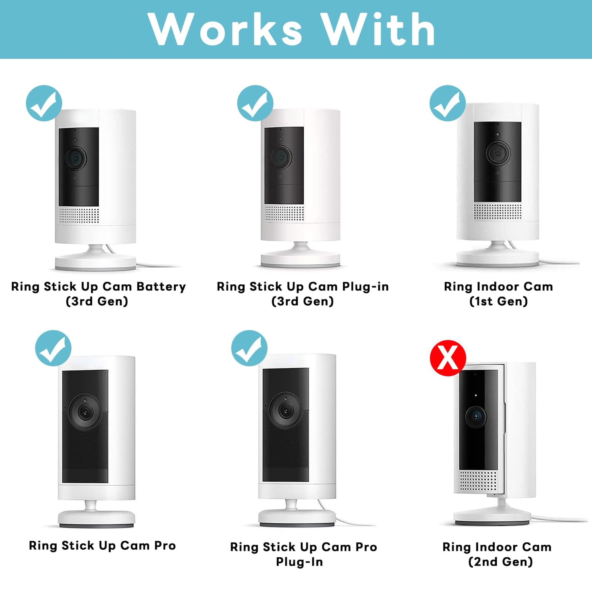 Numhew NHLYNN82400 Security-Camera-Mounts - View #3