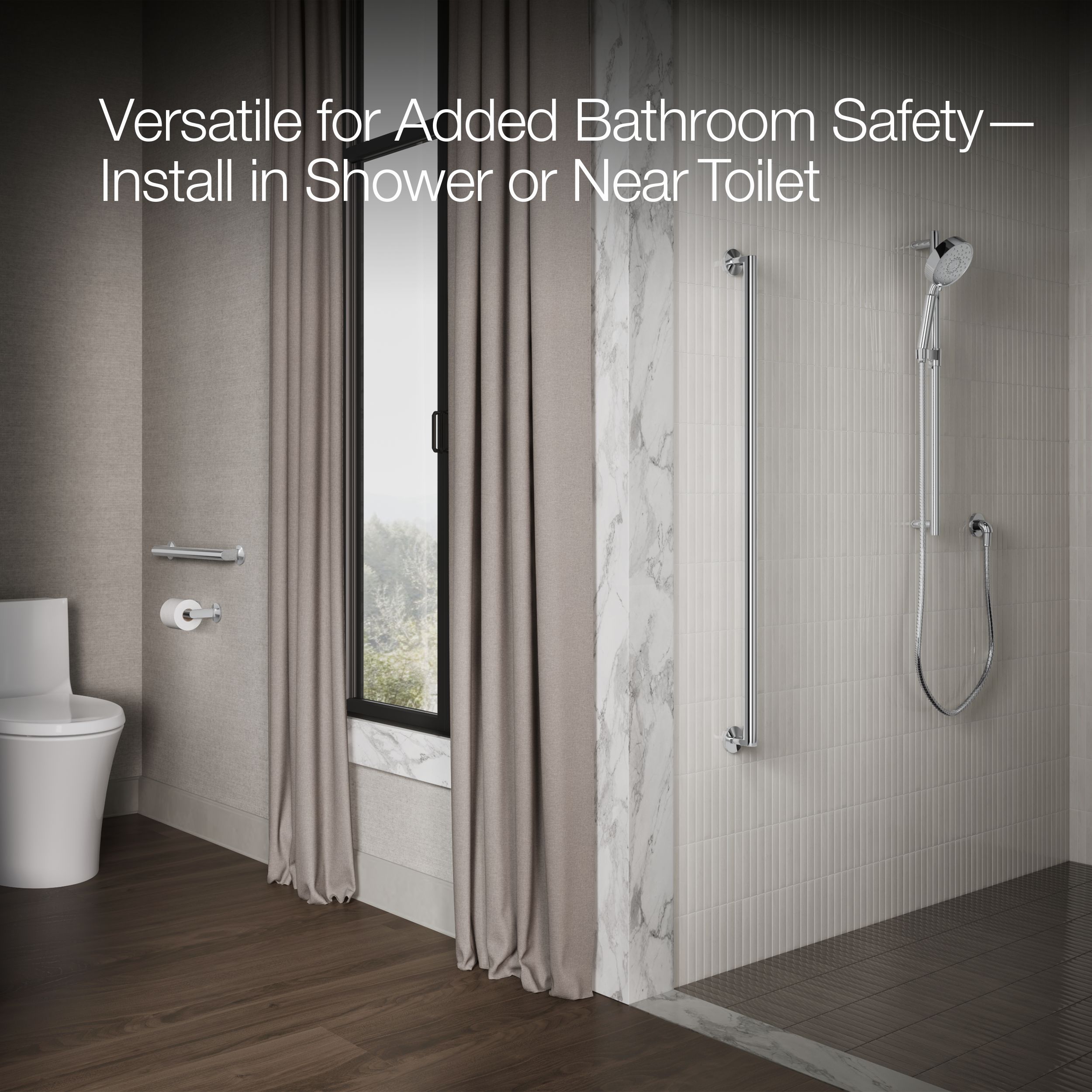 KOHLER K-25162-CP Grab-Bars - View #5