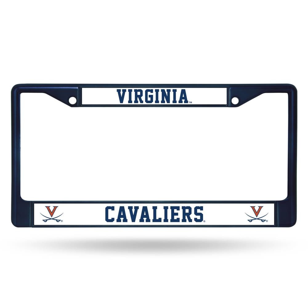 Show Your Atlantic Coast Spirit with Officially Licensed Cavaliers Car University of Virginia Premium Chrome Plated Stainless Steel License Plate Frame and Bonus Window Cling RV or Van Accessories