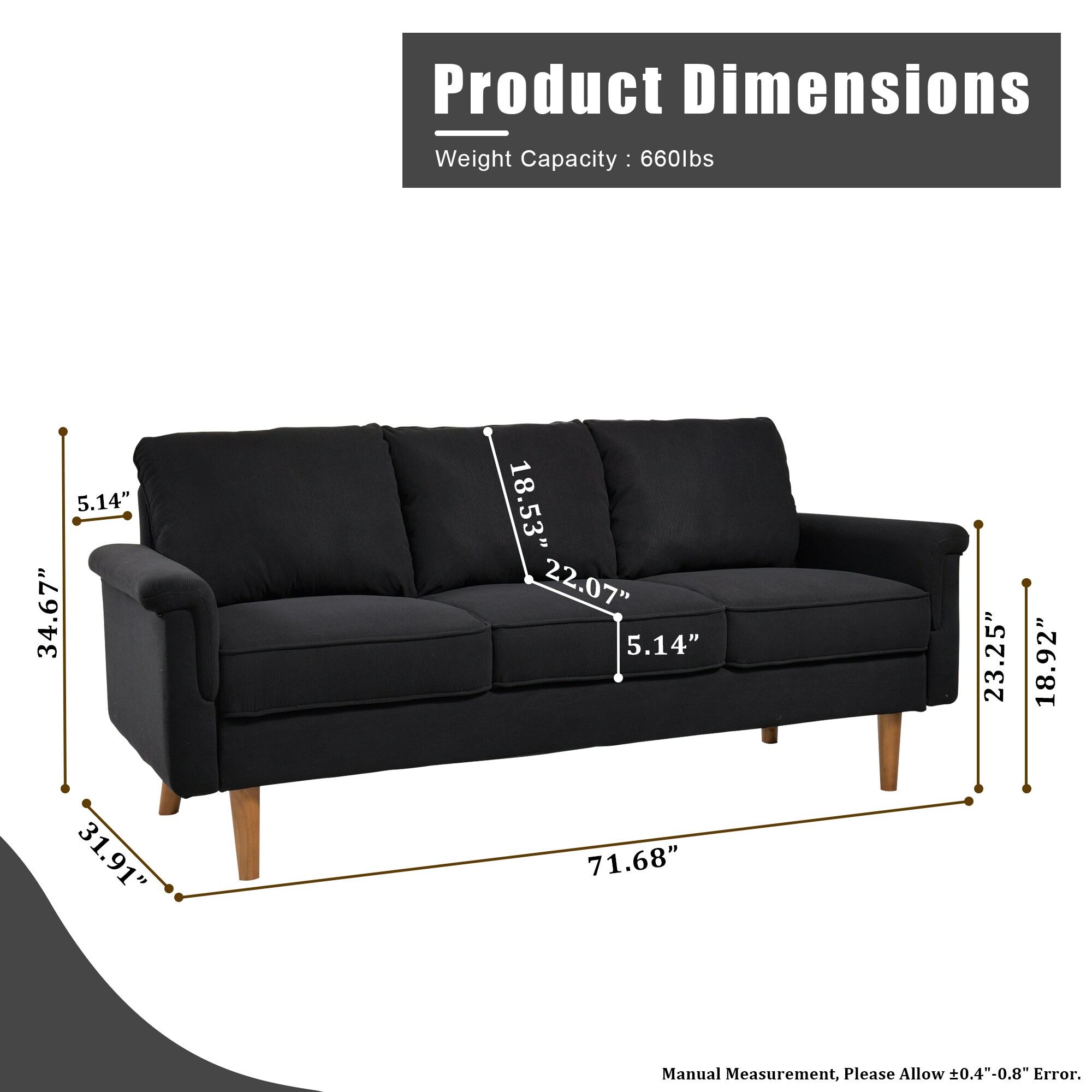 weaxty HMBGLS550 Sofas-Loveseats - View #2