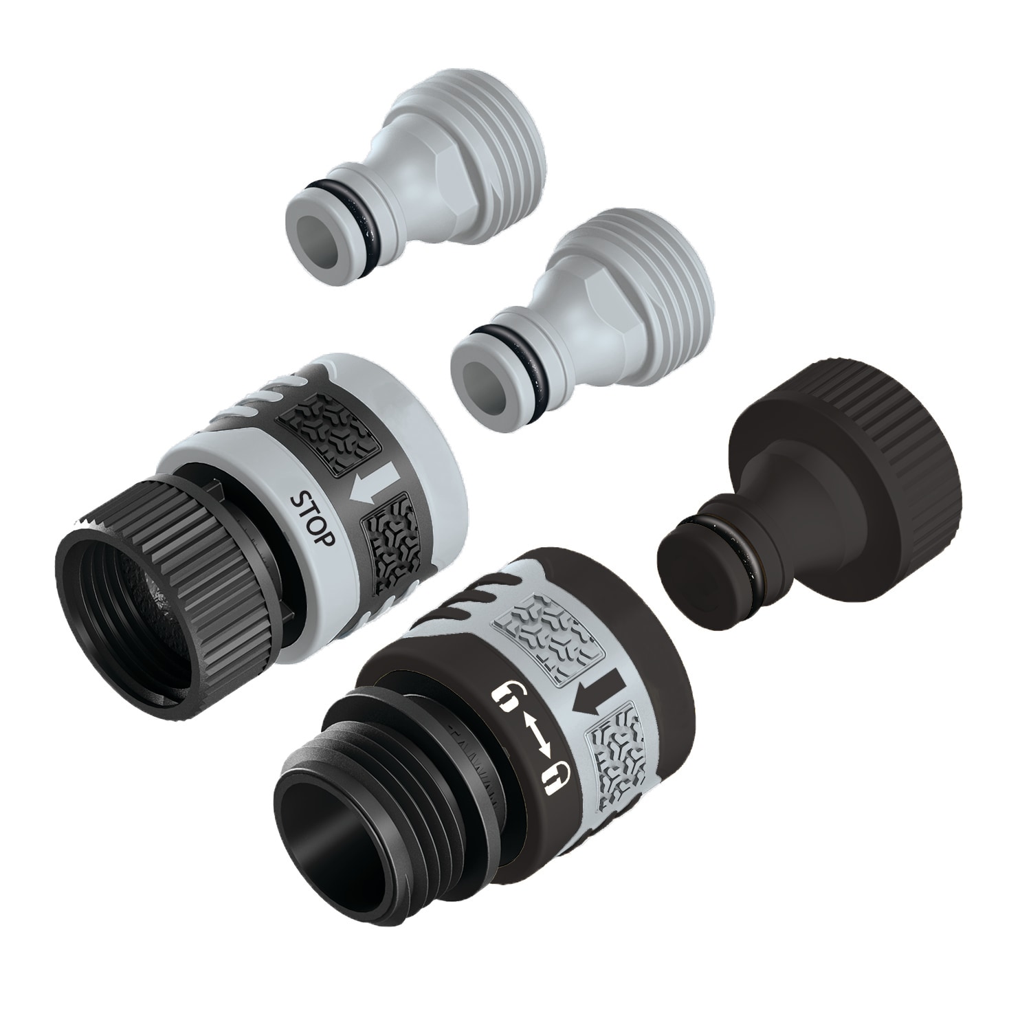 Project Source Plastic Quick connector set #P17MQCL