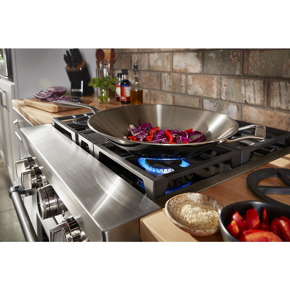 Wolf 30 in. 4.4 cu. ft. Oven Freestanding Gas Range with 4 Sealed Burners -  Stainless Steel