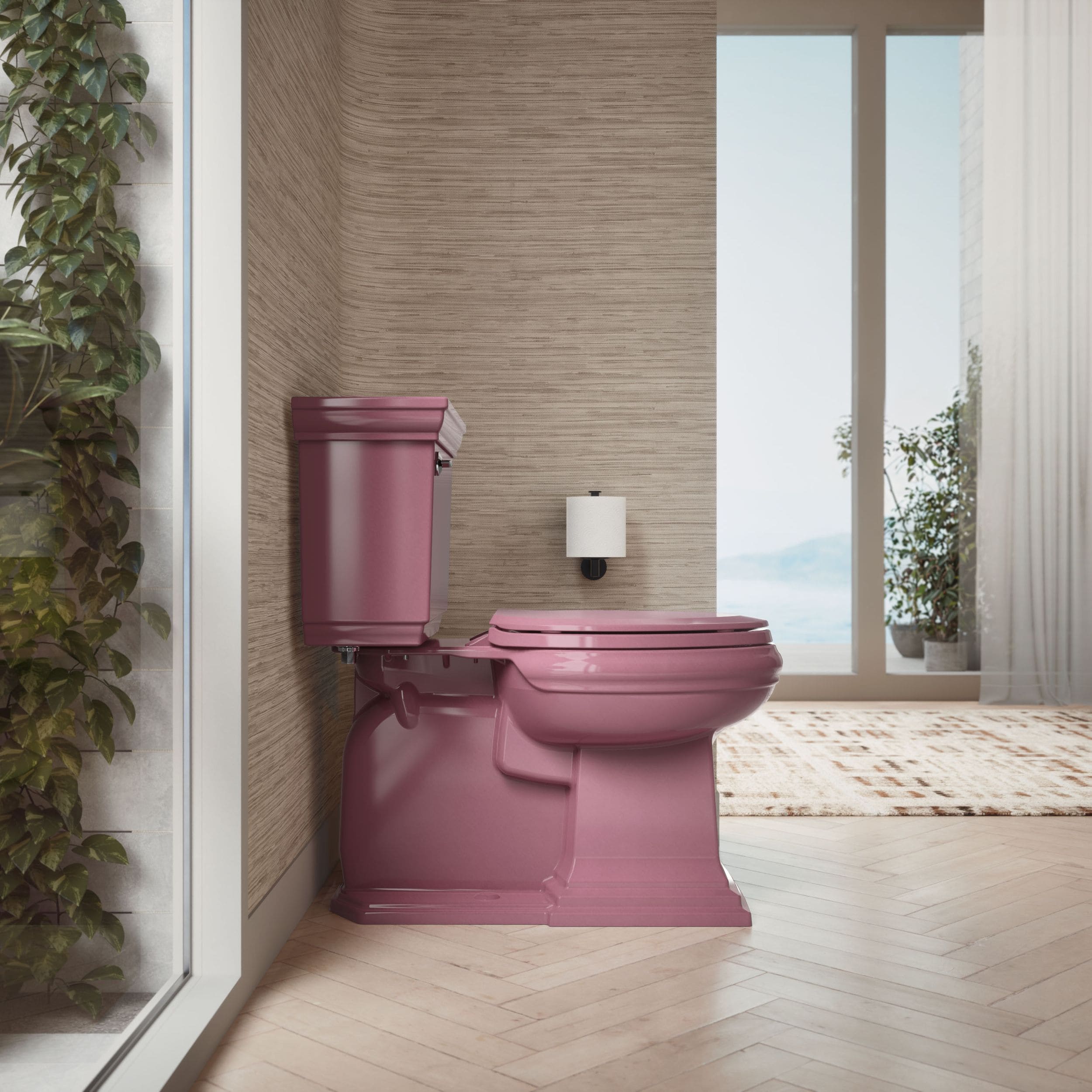 KOHLER Lustra Plastic Raspberry Puree Elongated Toilet Seat 4652