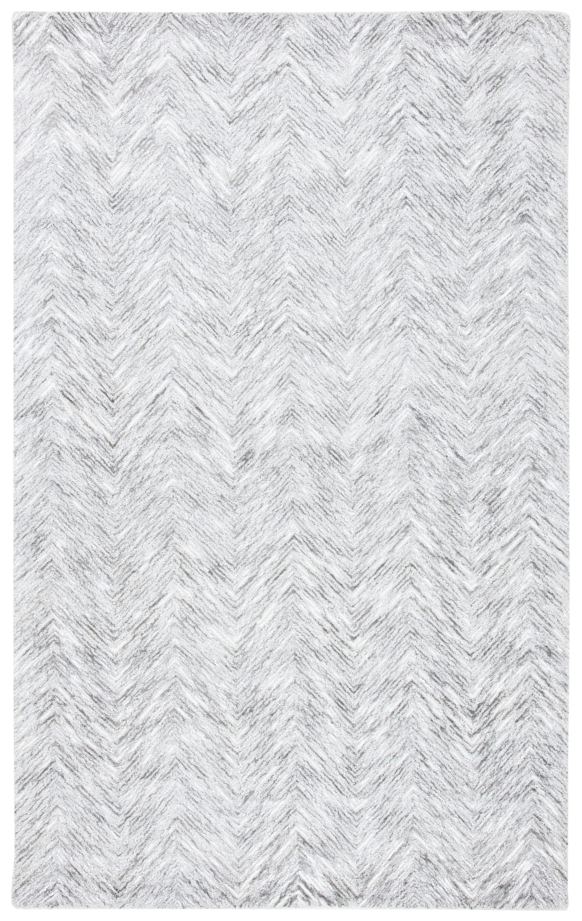 Safavieh SOH175F-5 Soho Guruzne 5 x 8 (ft) Tufted Synthetic Gray/Ivory Rectangular Indoor Abstract Bohemian/Eclectic Area rug