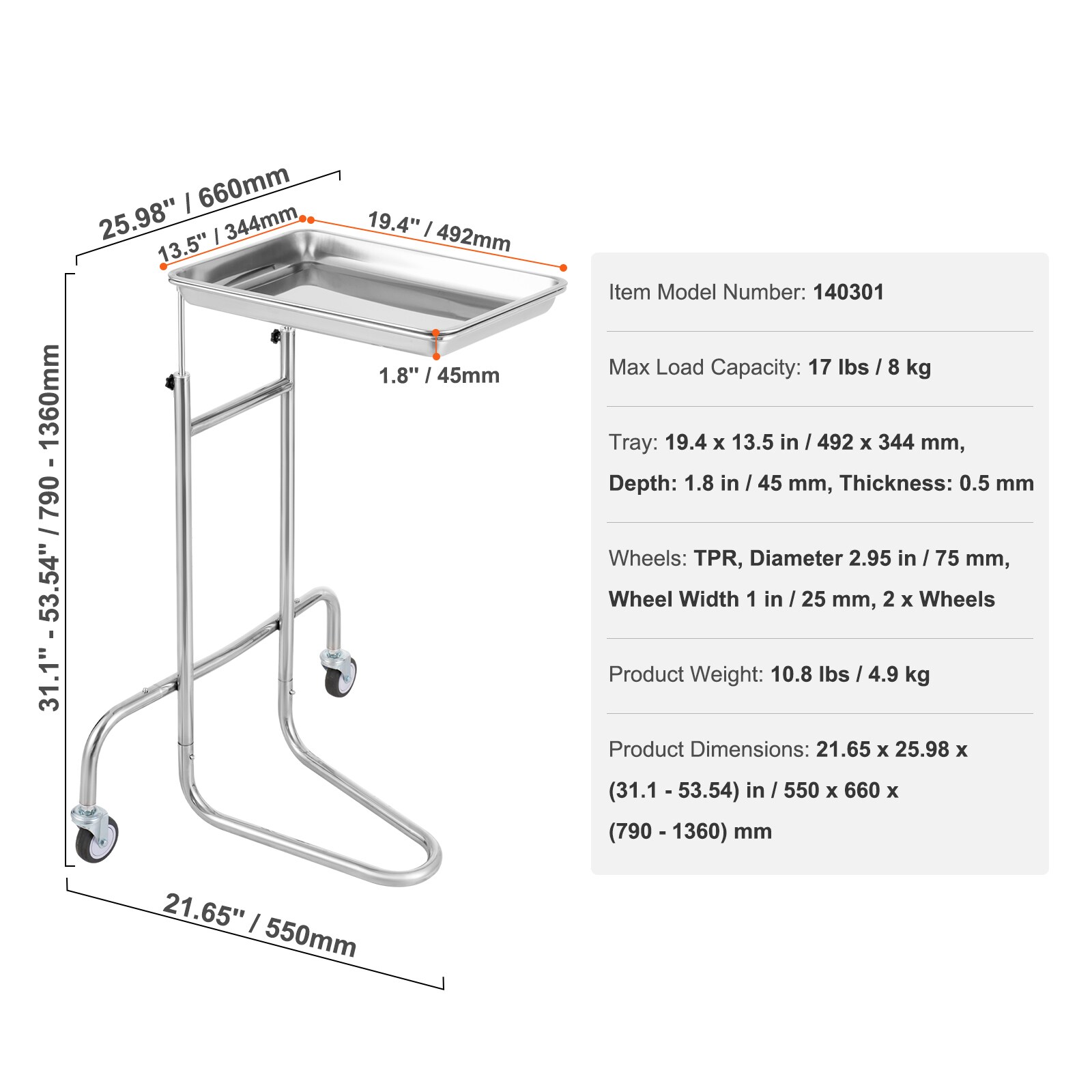 VEVOR SYSSTC-2F00000001V0 Utility-Carts - View #8