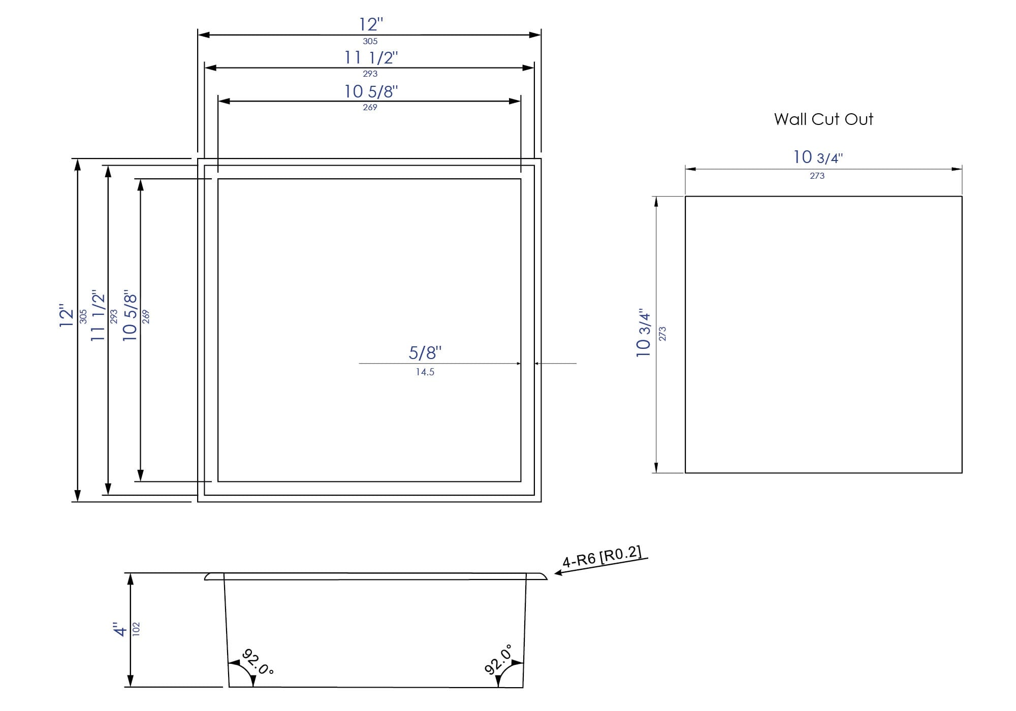 ALFI ABNP1212-BB Bathroom-Shelves - View #7