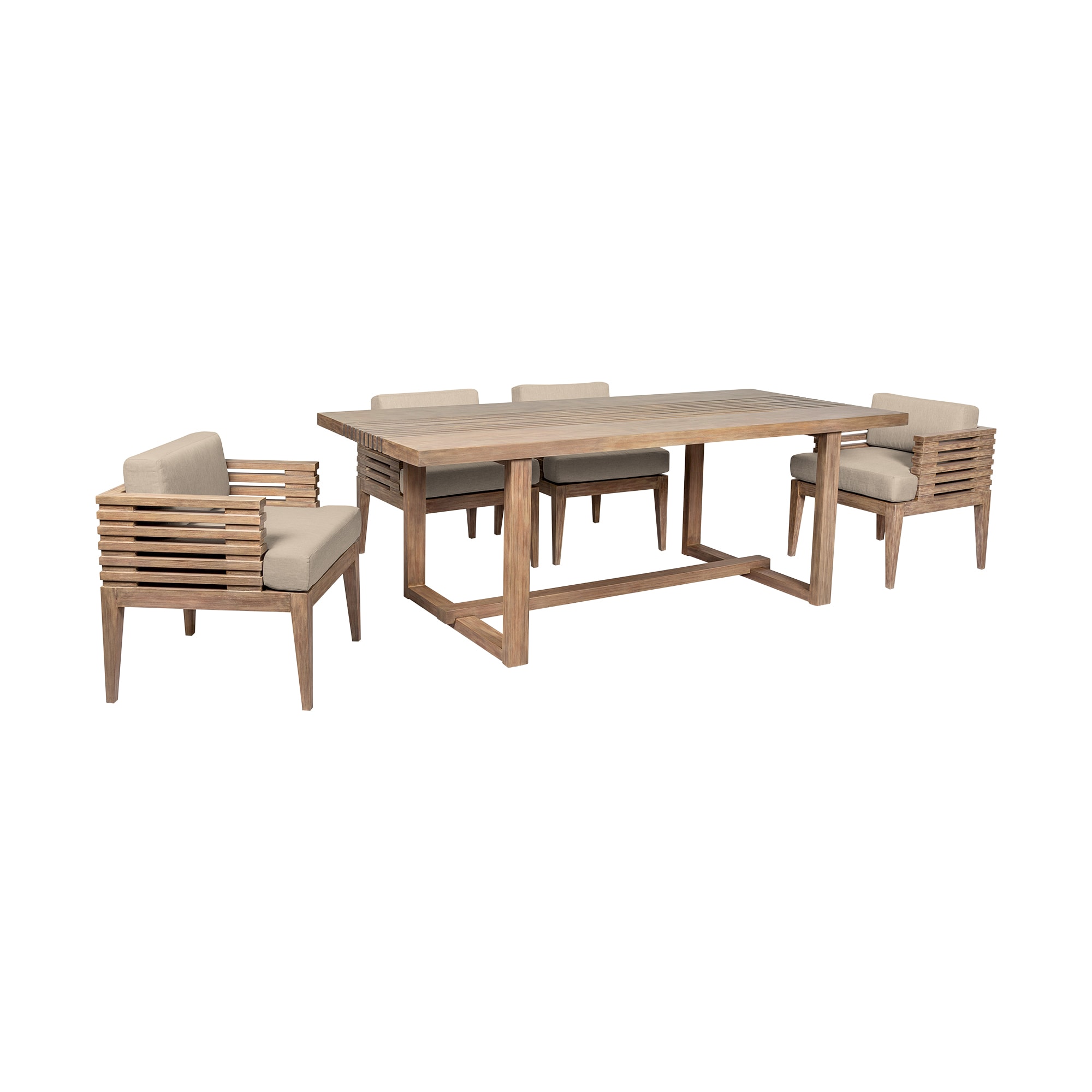 Armen Living SETVIDI5EUCTP Patio-Dining-Sets - View #14