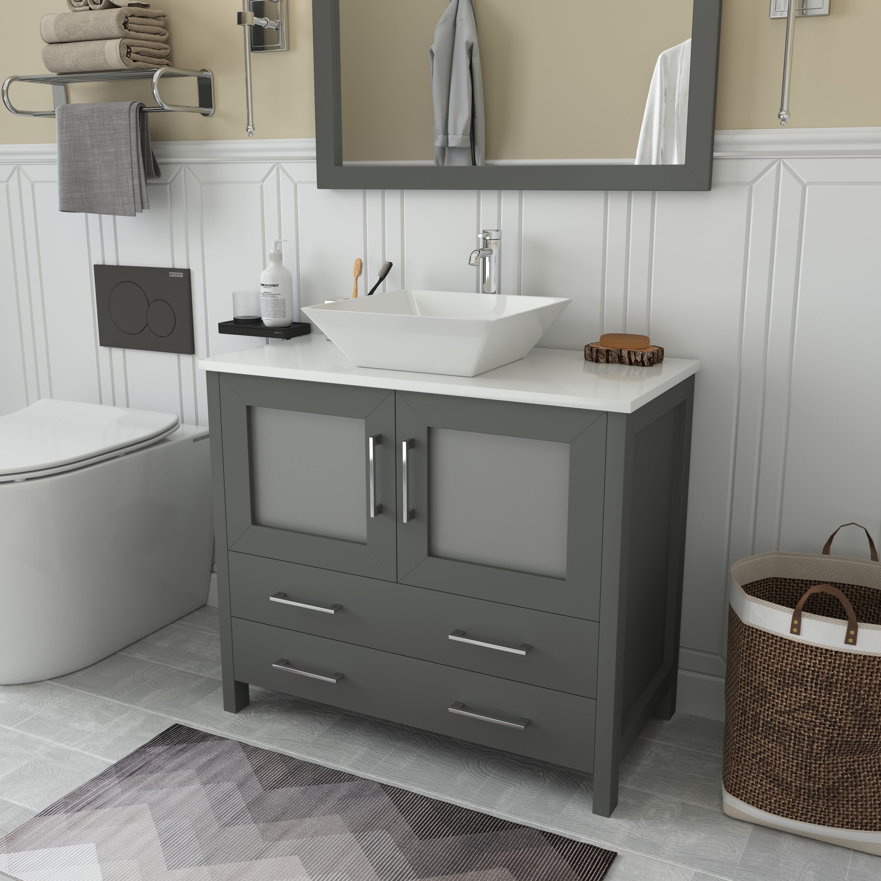Vanity Art VA3136-G Bath-Vanity-Combo - View #3