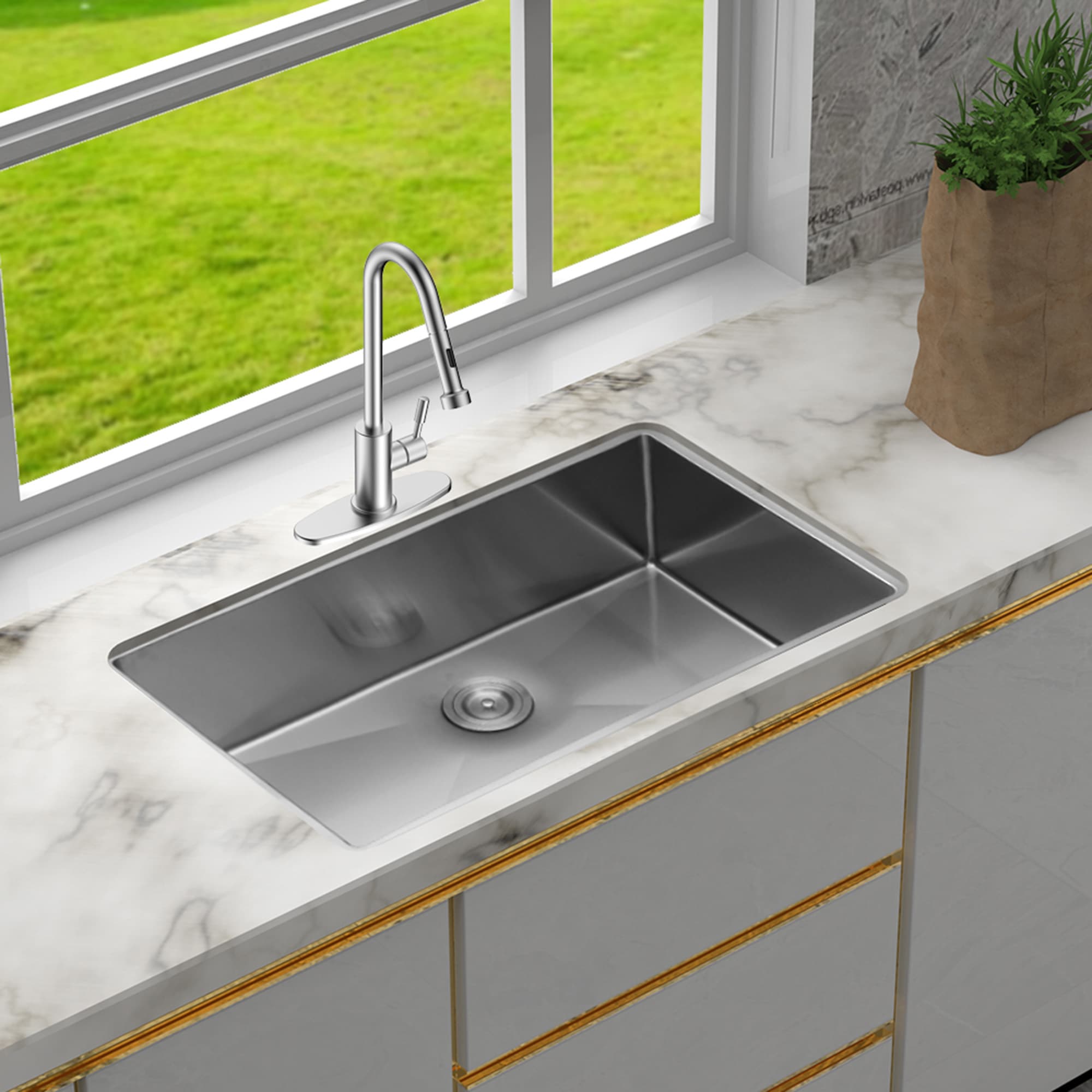 Ama Pear S-SINK-04 Kitchen-Sinks - View #3