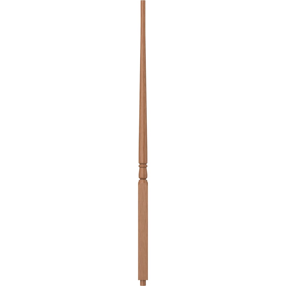 L.J. Smith Stair Systems S-5015-WO 36 36-in x 1.25-in Unfinished White Oak Pin Top Stair Baluster
