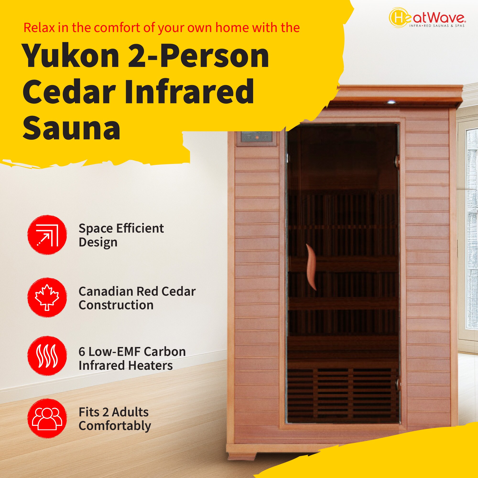 HEAT WAVE BSA1309 Indoor-Saunas - View #2