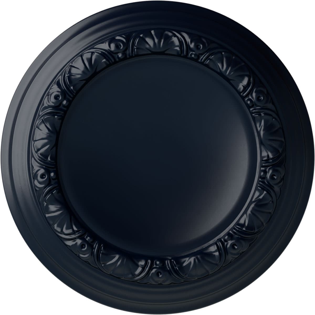 Ekena Millwork CM12CAMDF Carlsbad 12.5-in W x 12.5-in L Painted Midnight Dream Polyurethane Whole Ceiling Medallion
