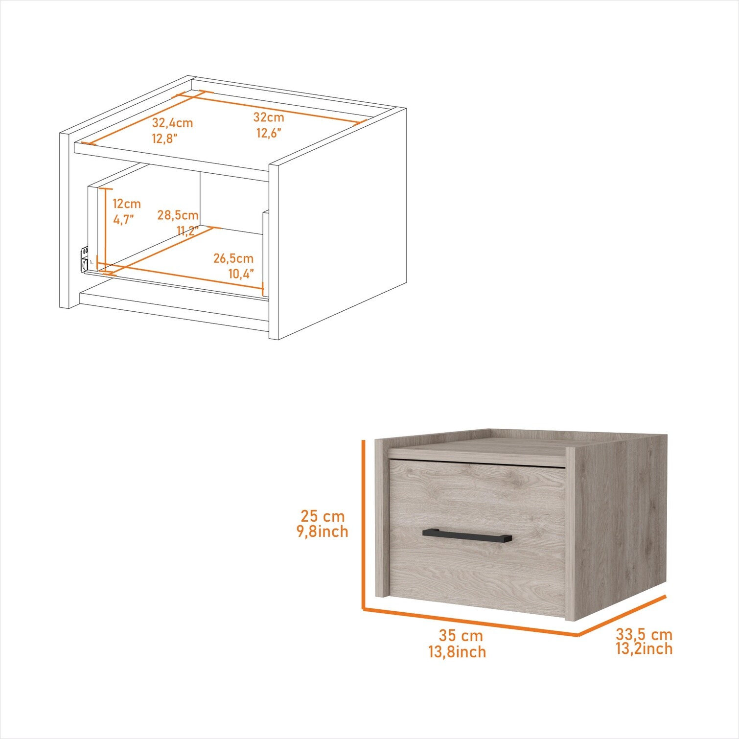 SUNCREAT 658YCS075A15 nightstands - View #7