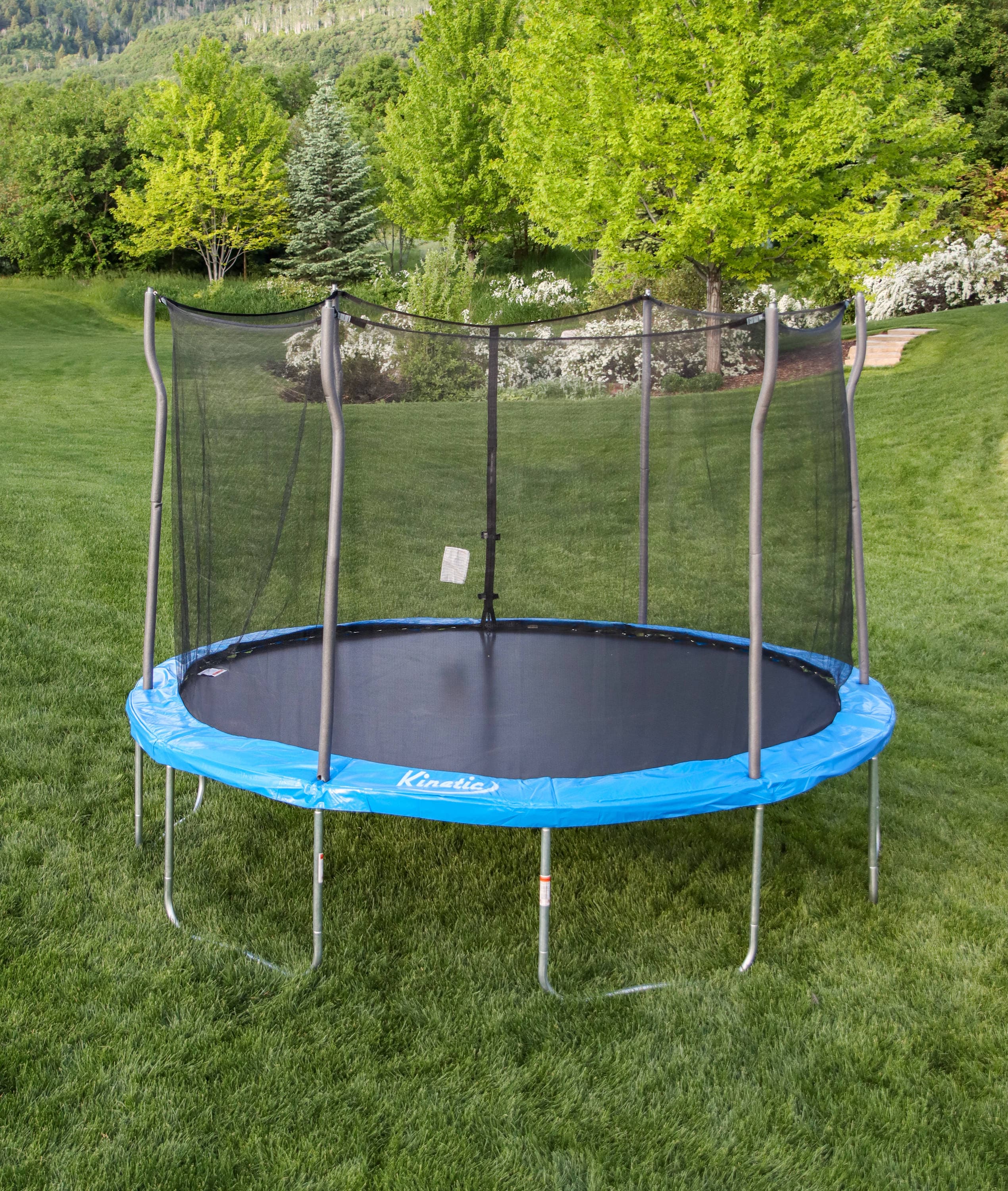 Propel 12 foot 12-ft Round Backyard in Blue in the Trampolines department Lowes.com
