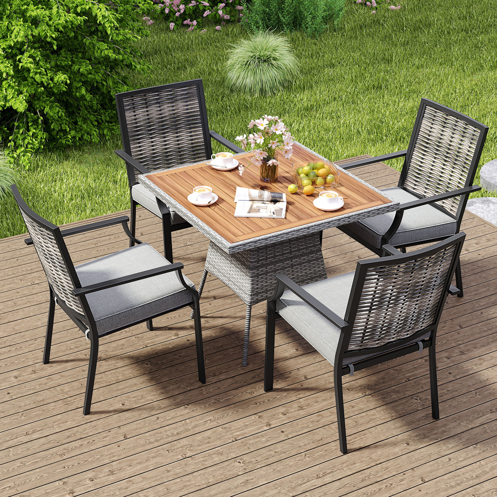 Forclover FBR-162GR-2 Patio-Chairs - View #3