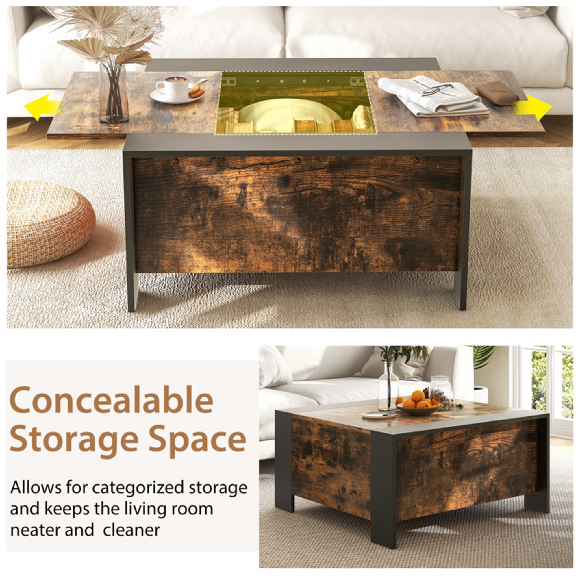 Clihome OTCH-192866-2AD Coffee-Tables - View #9