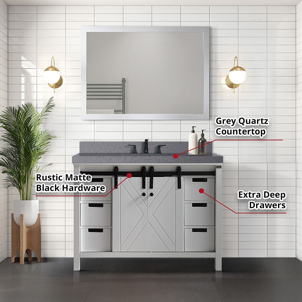 Lexora LM342248SAASM44 Bath-Vanity-Combo - View #7