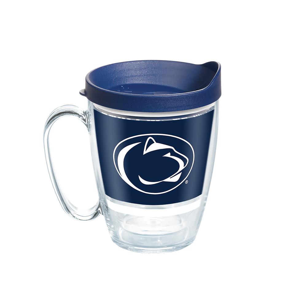 NCAA Penn State Nittany Lions 20oz Clip-On Clear Plastic Water Bottle Duck House Sports LWB