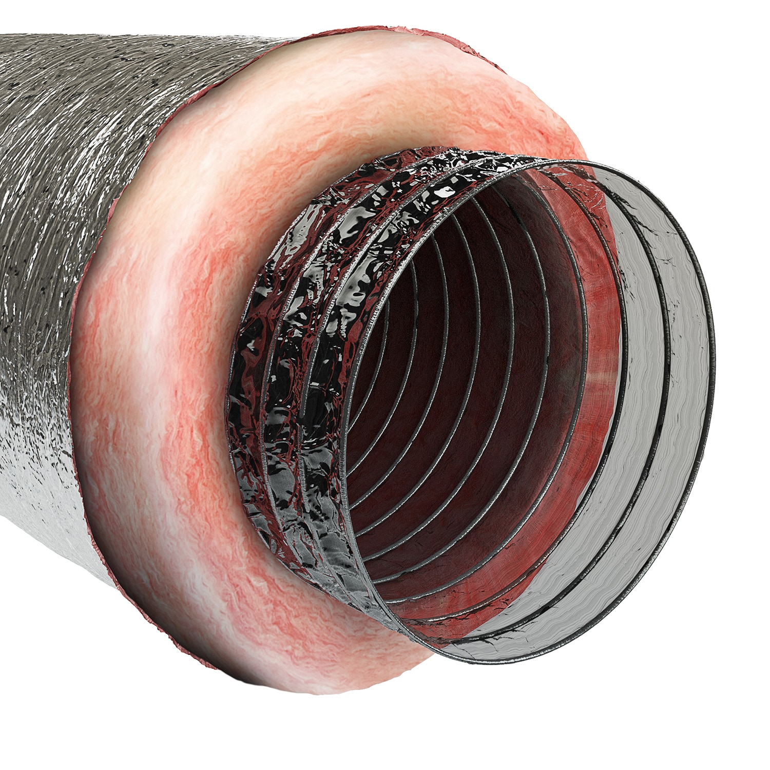 IMPERIAL 8-in x 300-in Insulated Polyester Flexible Duct R 8 in