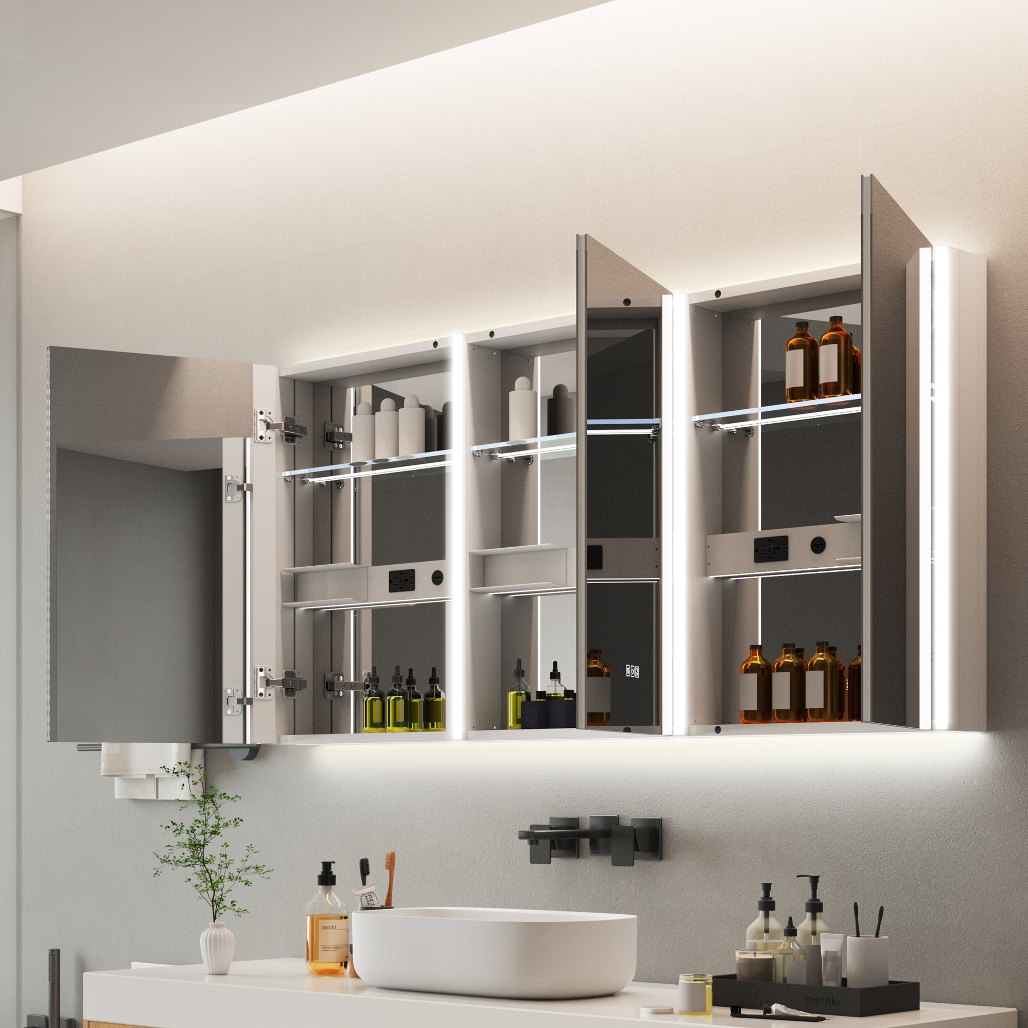 LIVIZA UCJ-CHMCL6030 Bathroom-Medicine-Cabinets - View #2