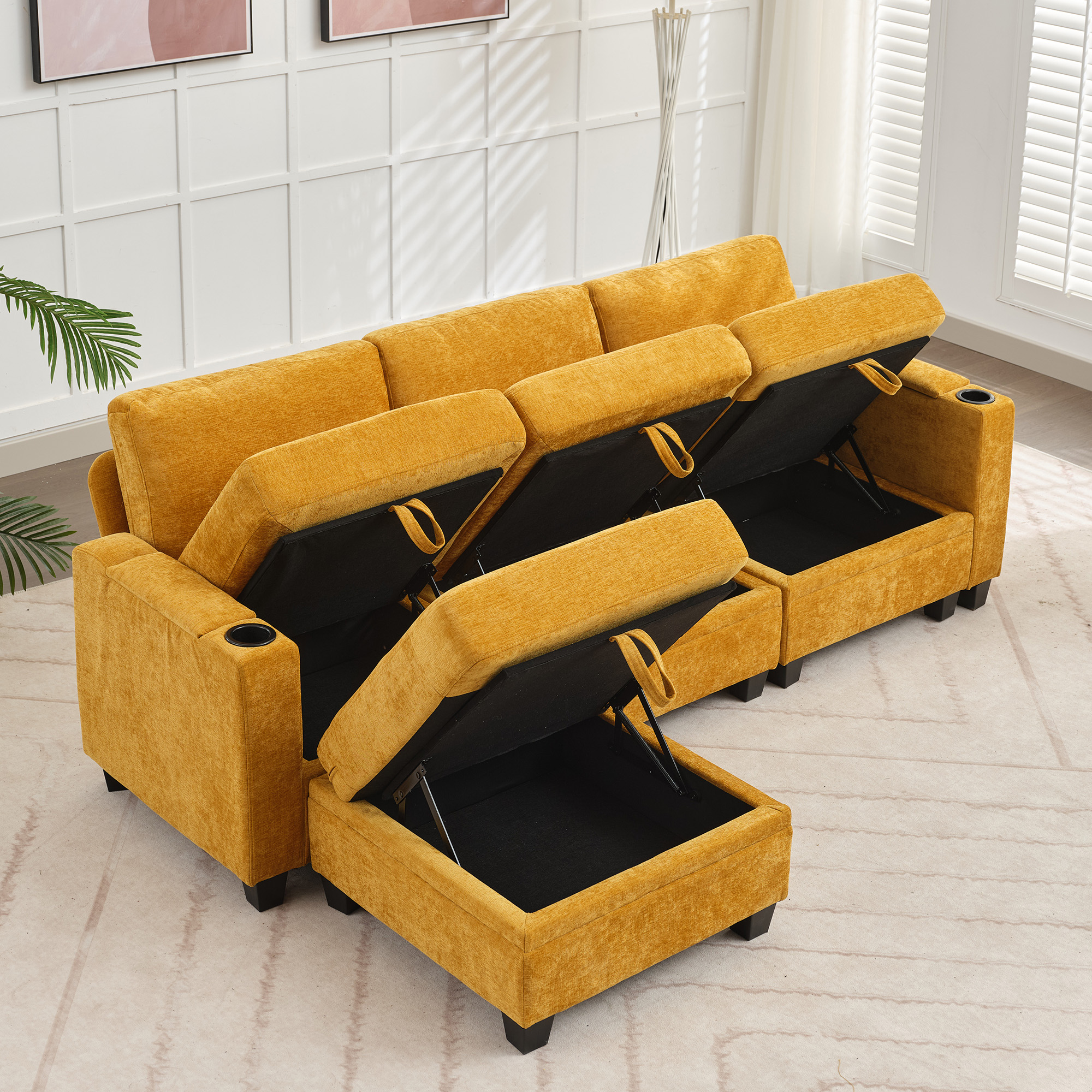 VOUA SAF-XNECW3-GD1 Sofas-Loveseats - View #2