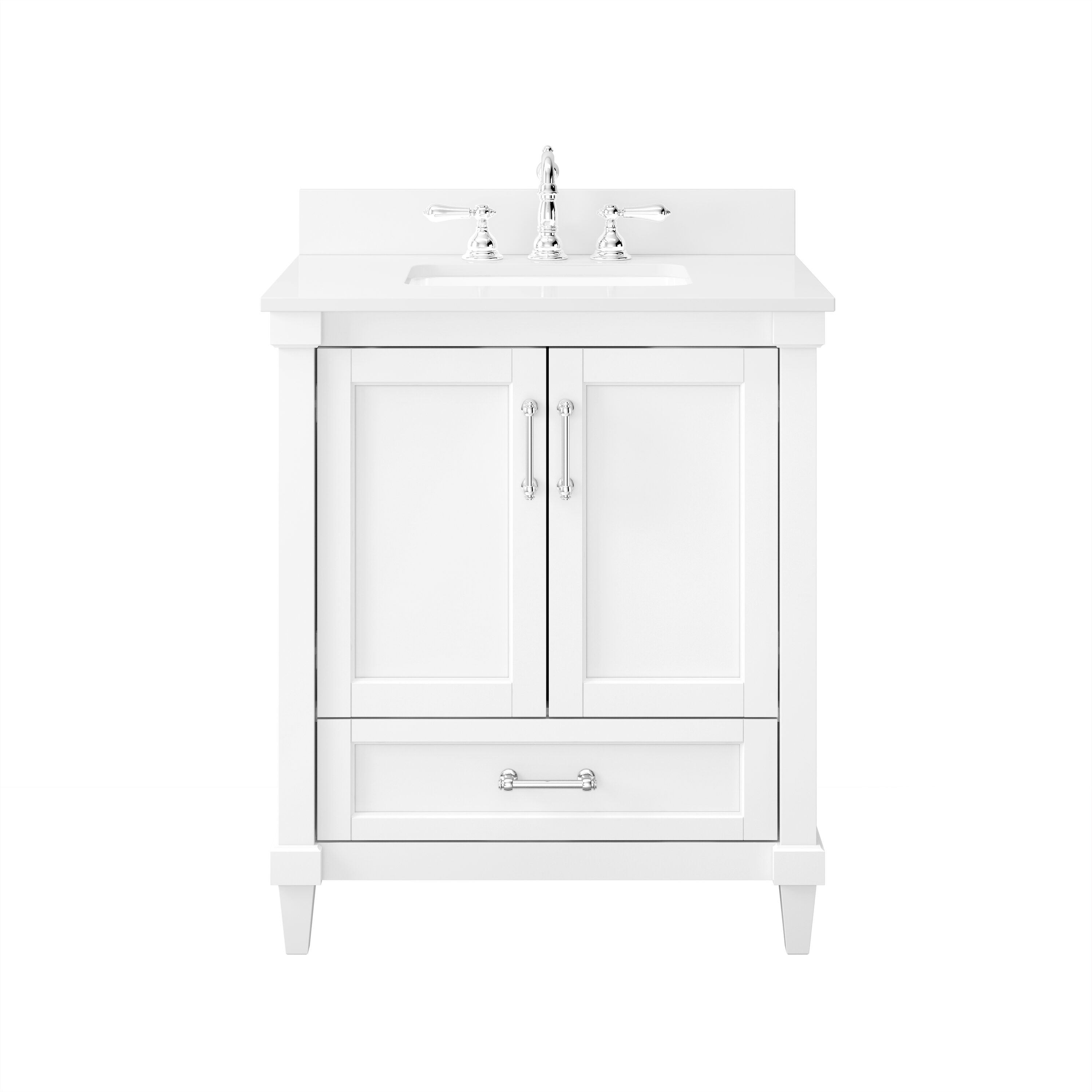 allen + roth TJ02-08V3022WH Bath-Vanity-Combo - View #2
