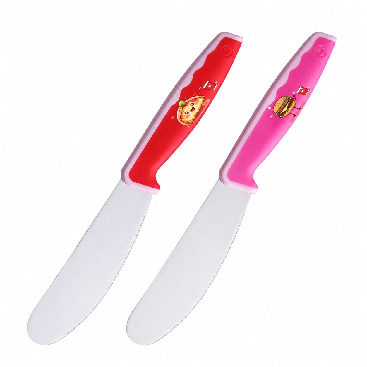 Aoibox  4 7 Inch Stainless Steel Butter Knife Spreader with Serrated Edge Stylish Pattern Dishwasher Safe Set