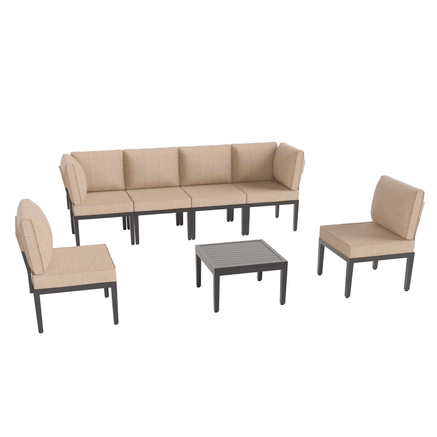 ALAULM LS-IRON7-SAND Patio-Conversation-Sets - View #8
