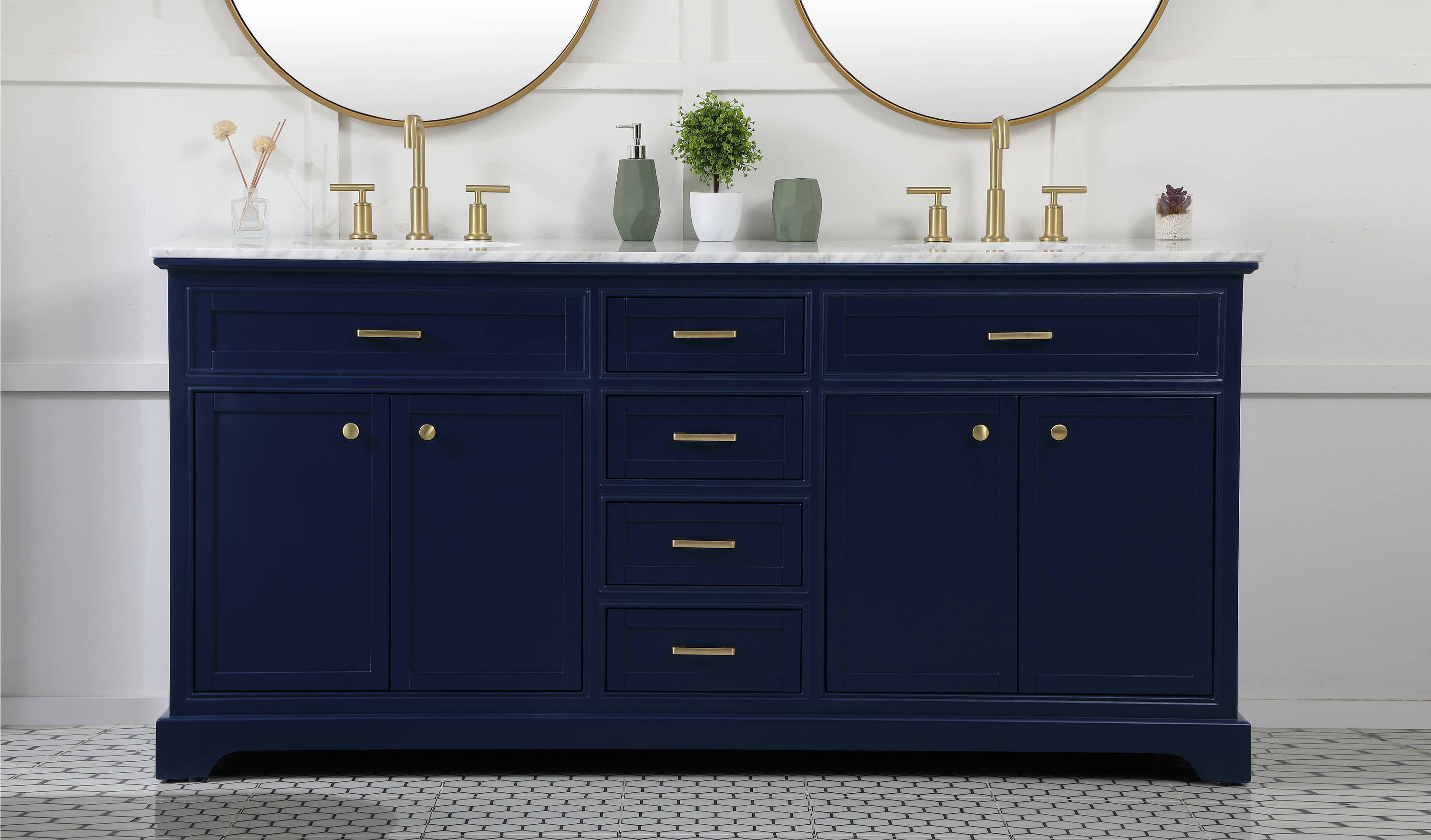 Elegant Decor HF45216DBL Bath-Vanity-Combo - View #2