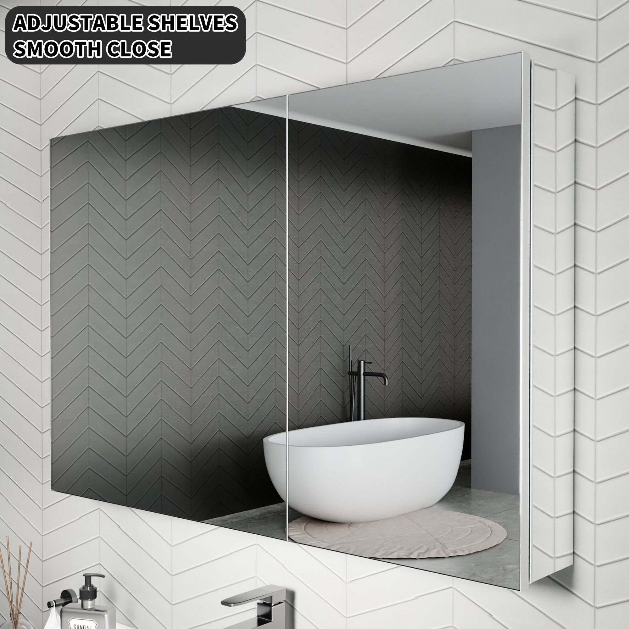 AAZJ HP-P163525 Bathroom-Medicine-Cabinets - View #6