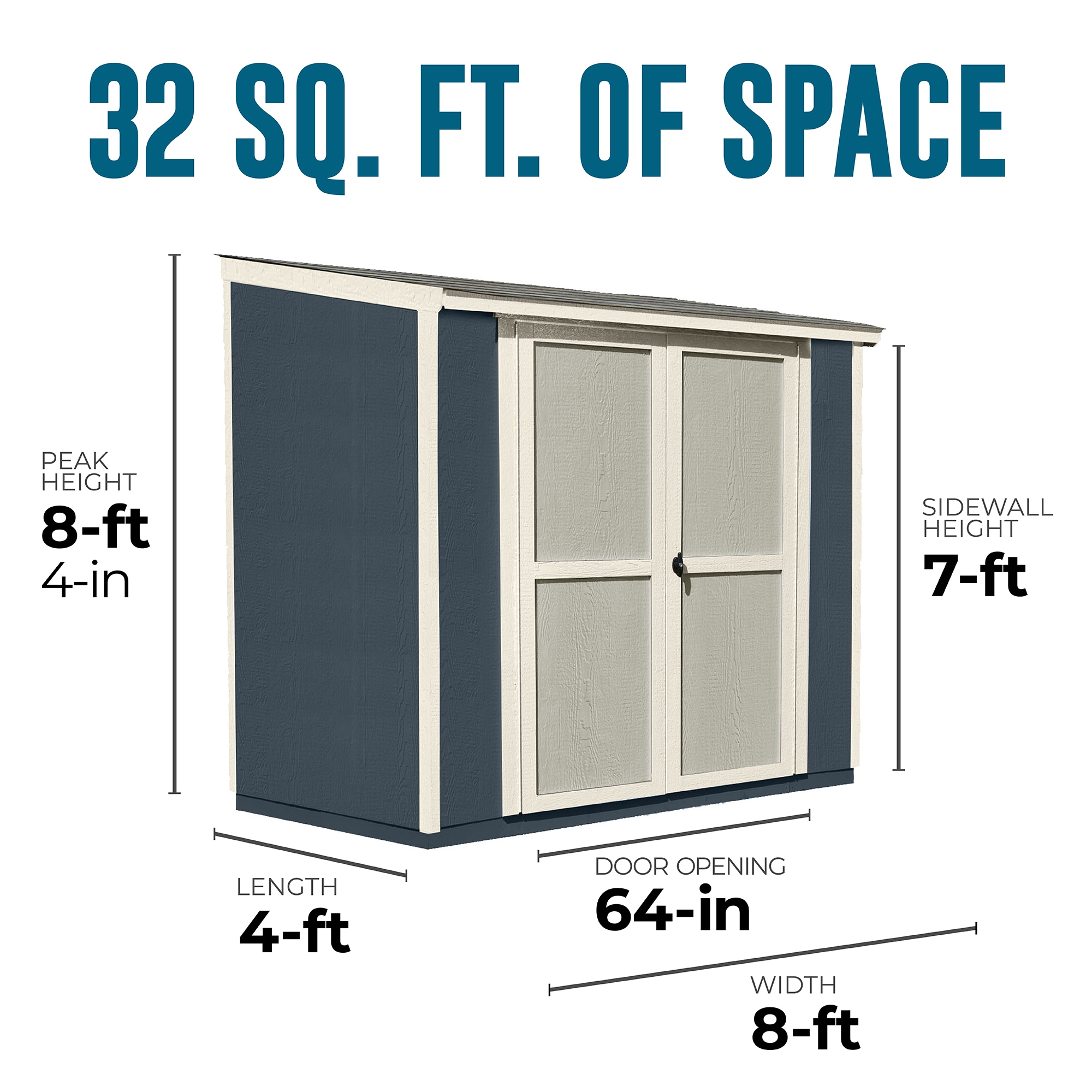 Heartland 63847-3 Wood-Storage-Buildings - View #4