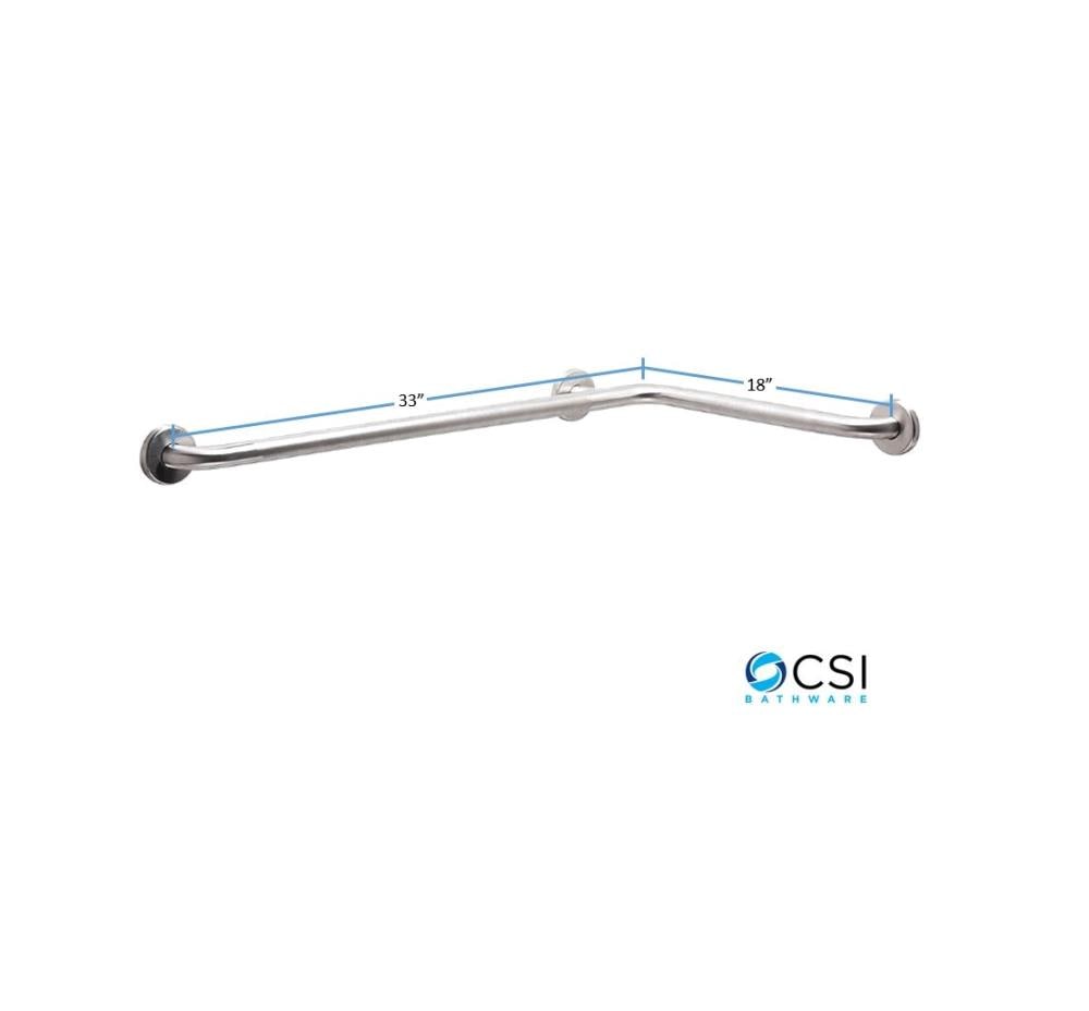 CSI Bathware BAR-HA1833-TW-125-PN Grab-Bars - View #3