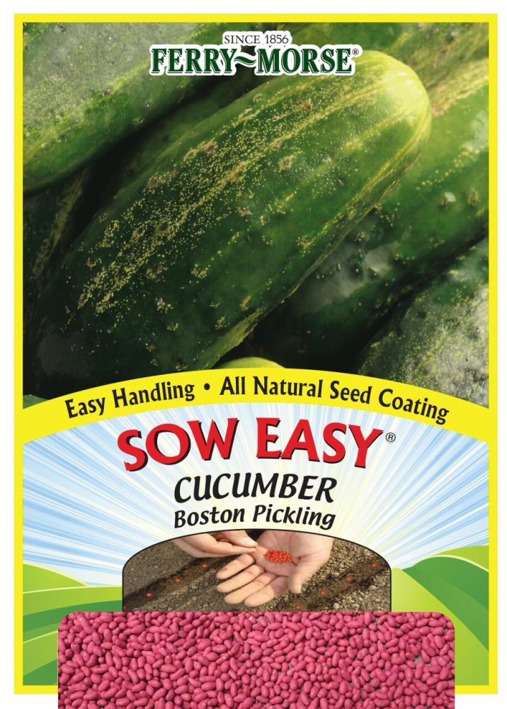Ferry-Morse 475897.249.550563 Sow Easy 100-Count Sow Easy Cucumber Boston Pickling (L0000)