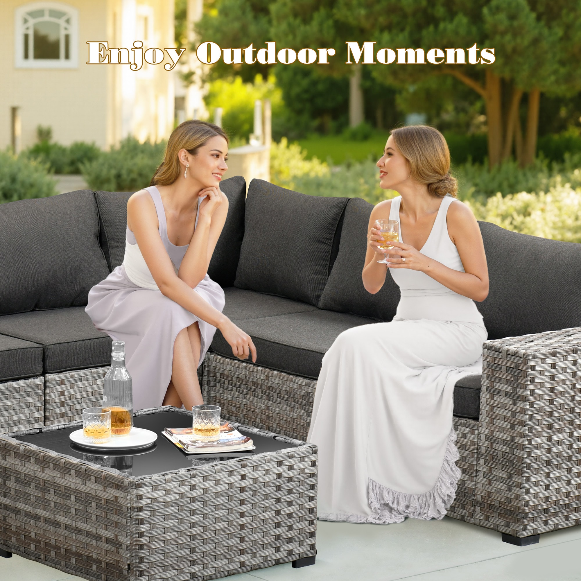 Pouuin SCFPBBR1-9 Patio-Sofas-Daybeds - View #8