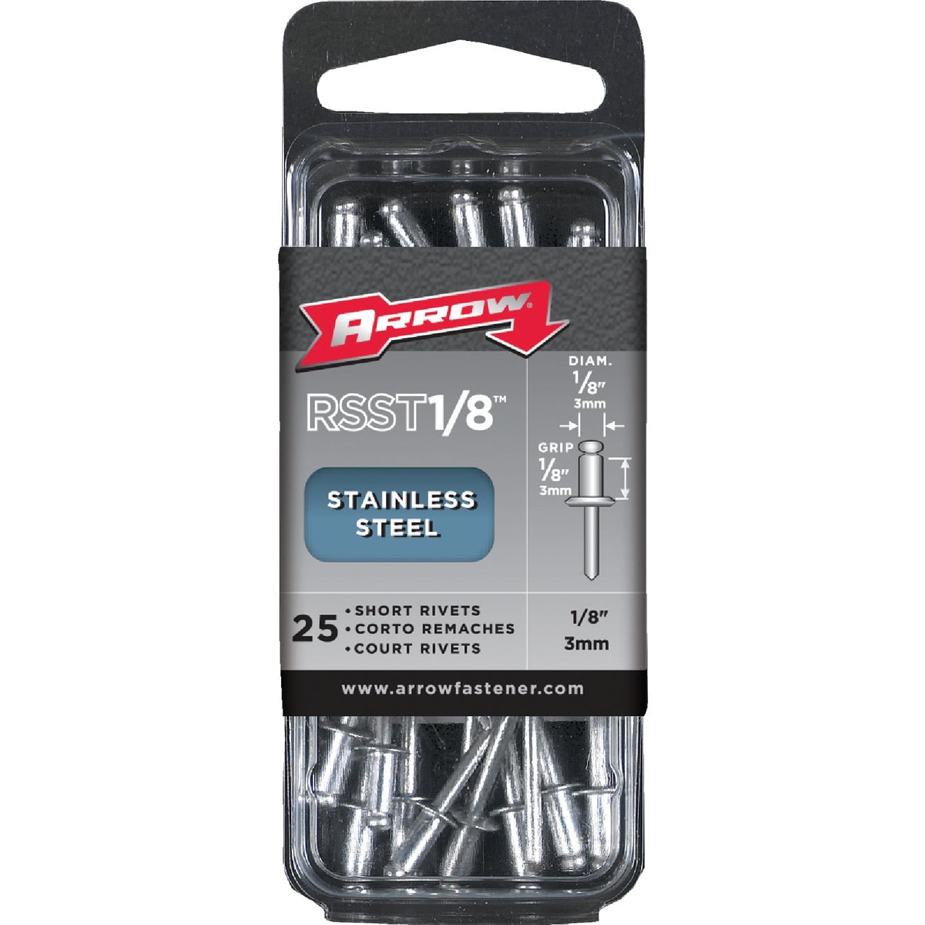 Arrow Fastener RSST1/8 rivets - View #3