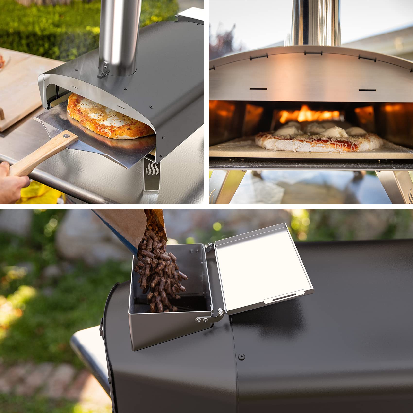 LTMATE LSF-BRK6073-BK1 Outdoor-Pizza-Ovens - View #7