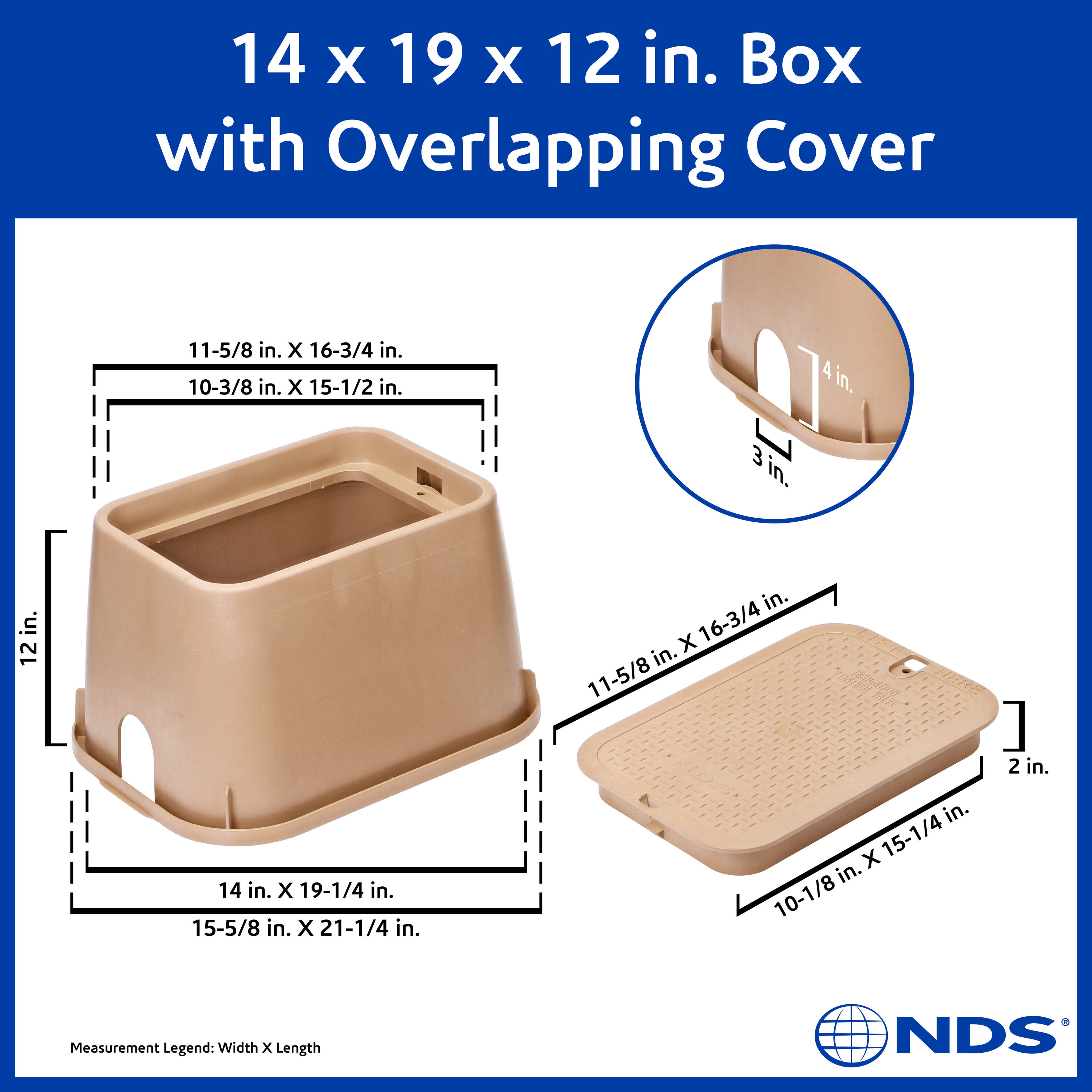 NDS 113BC SAND Irrigation-Valve-Boxes - View #2