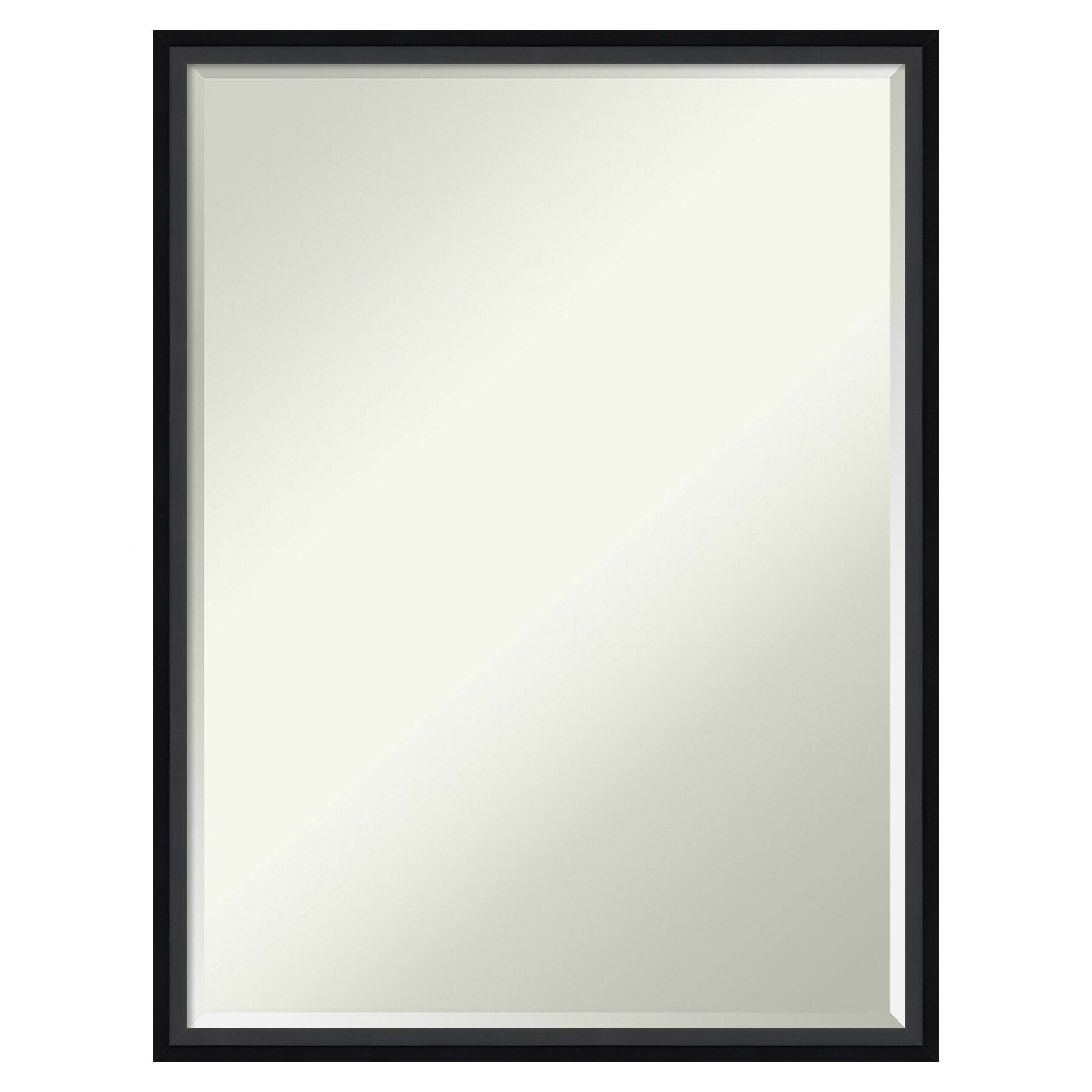 Amanti Art A17007235973 Lucie Black Frame 19.25-Inches W x 25.25-Inches H Rectangle Lucie Black Framed Vanity Mirror