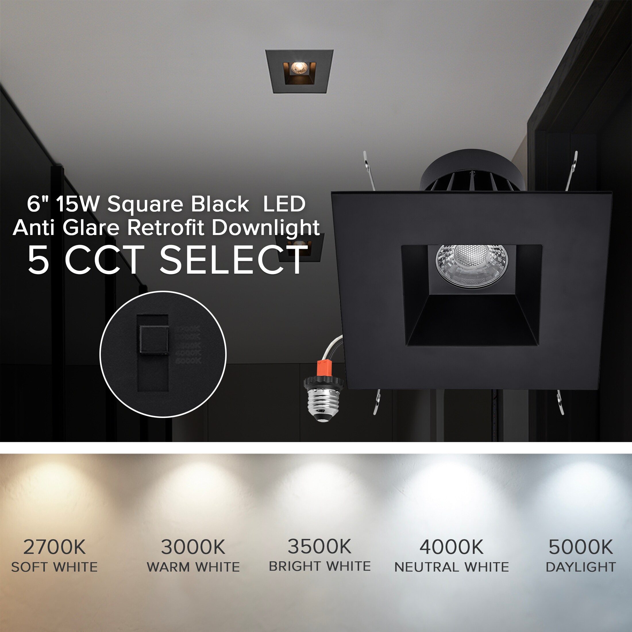 Maxxima MRL-61505SB Led-Retrofit-Downlight - View #5