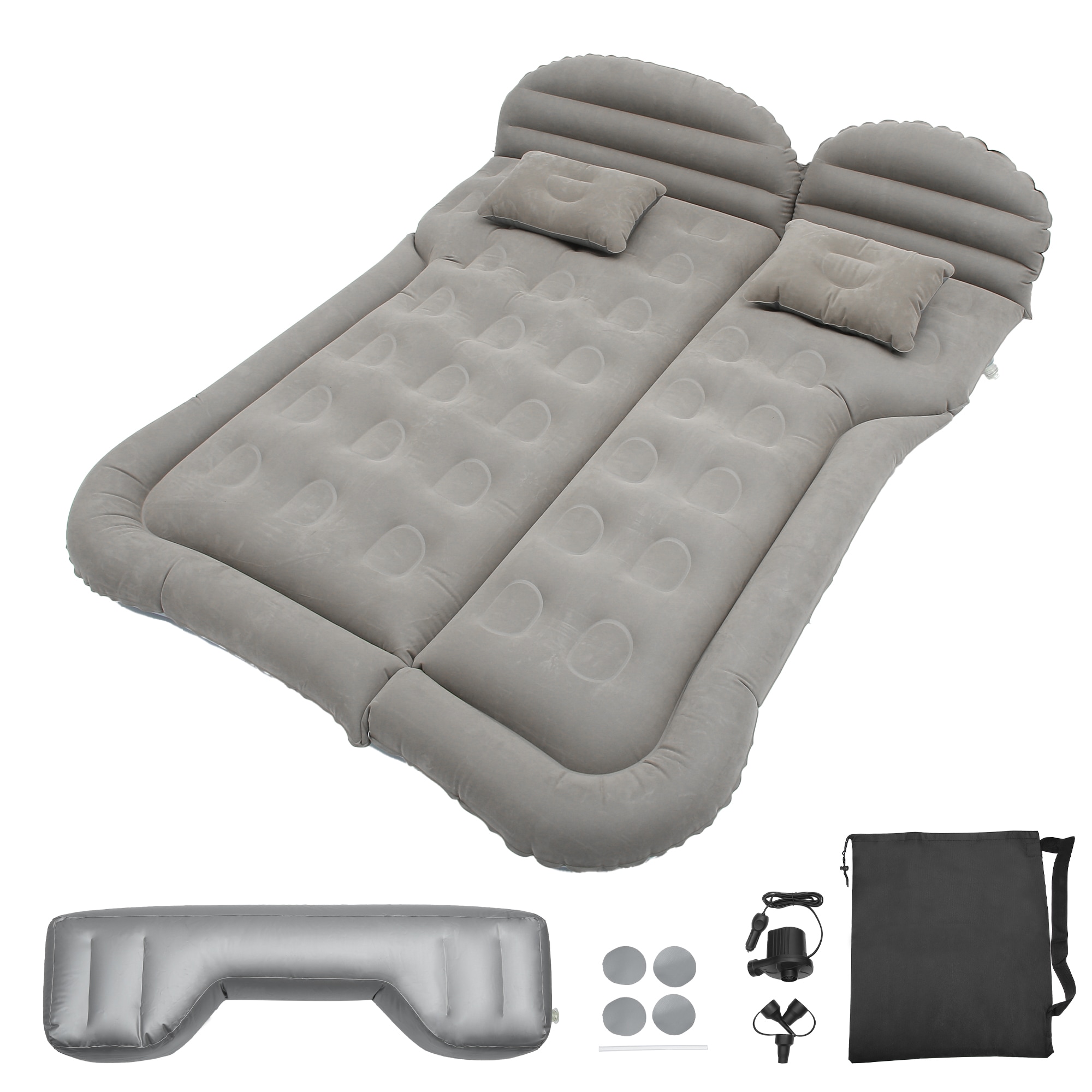 Unique Bargains - Car SUV Air Mattress Camping Bed Cushion Pillow Flocking Mattress With Electric...