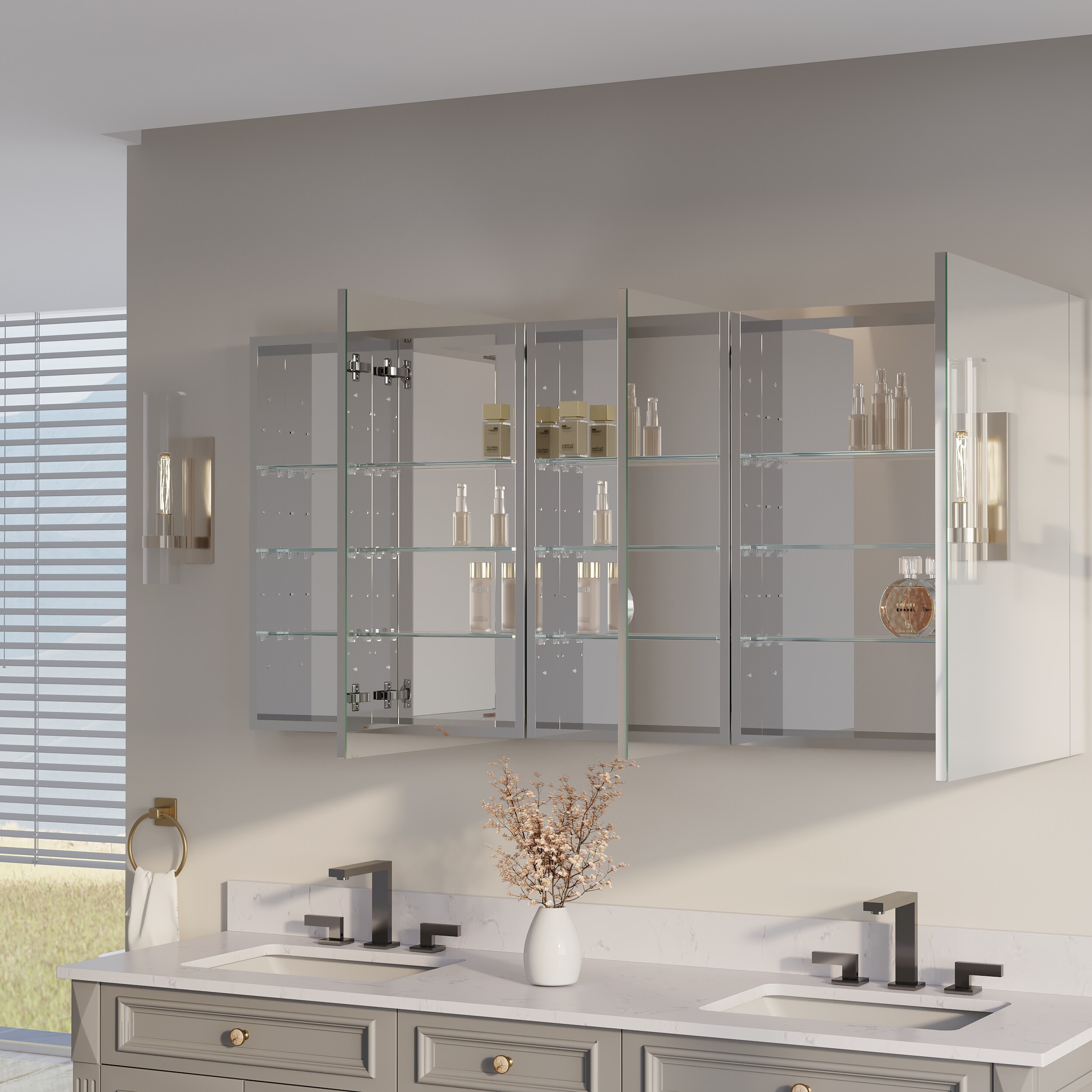 CALVON RCRS4-3630L-MC Bathroom-Medicine-Cabinets - View #13