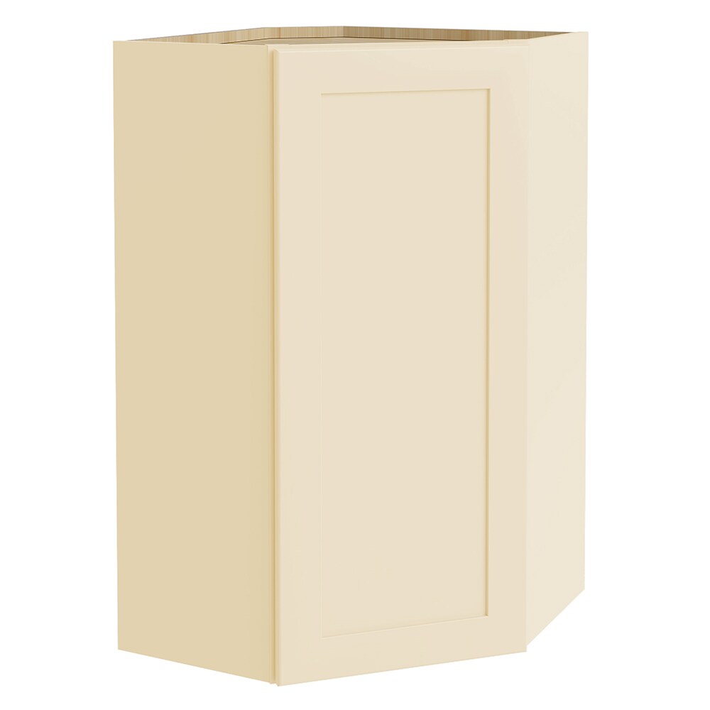 Norfolk Assembled 36 in. W x 24 in. H x 12 in. D Plywood Wall Cabinet in Painted White