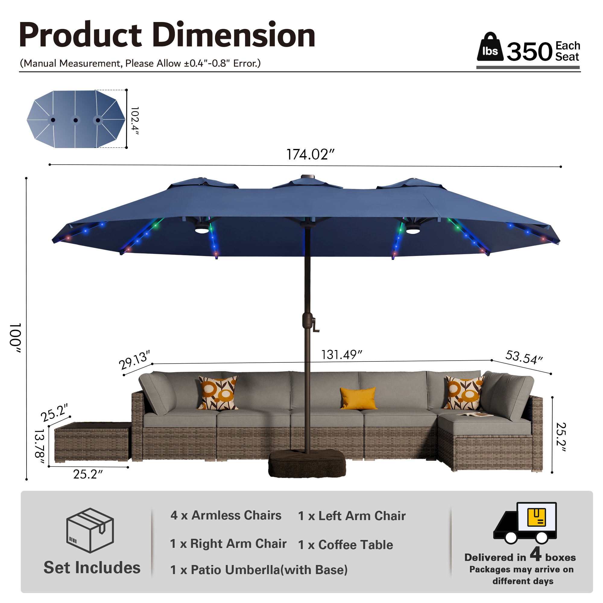 XIZZI XIHOP2084-MIMAX70 Patio-Sofas-Daybeds - View #12