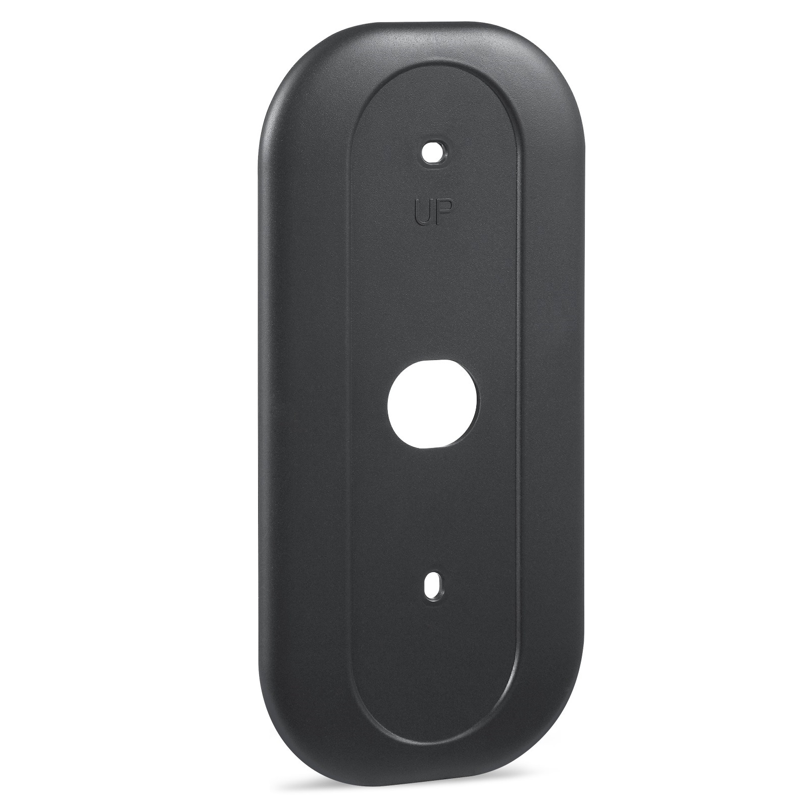 Wasserstein Google Nest Doorbell (battery) Wall Plate Black Swivel