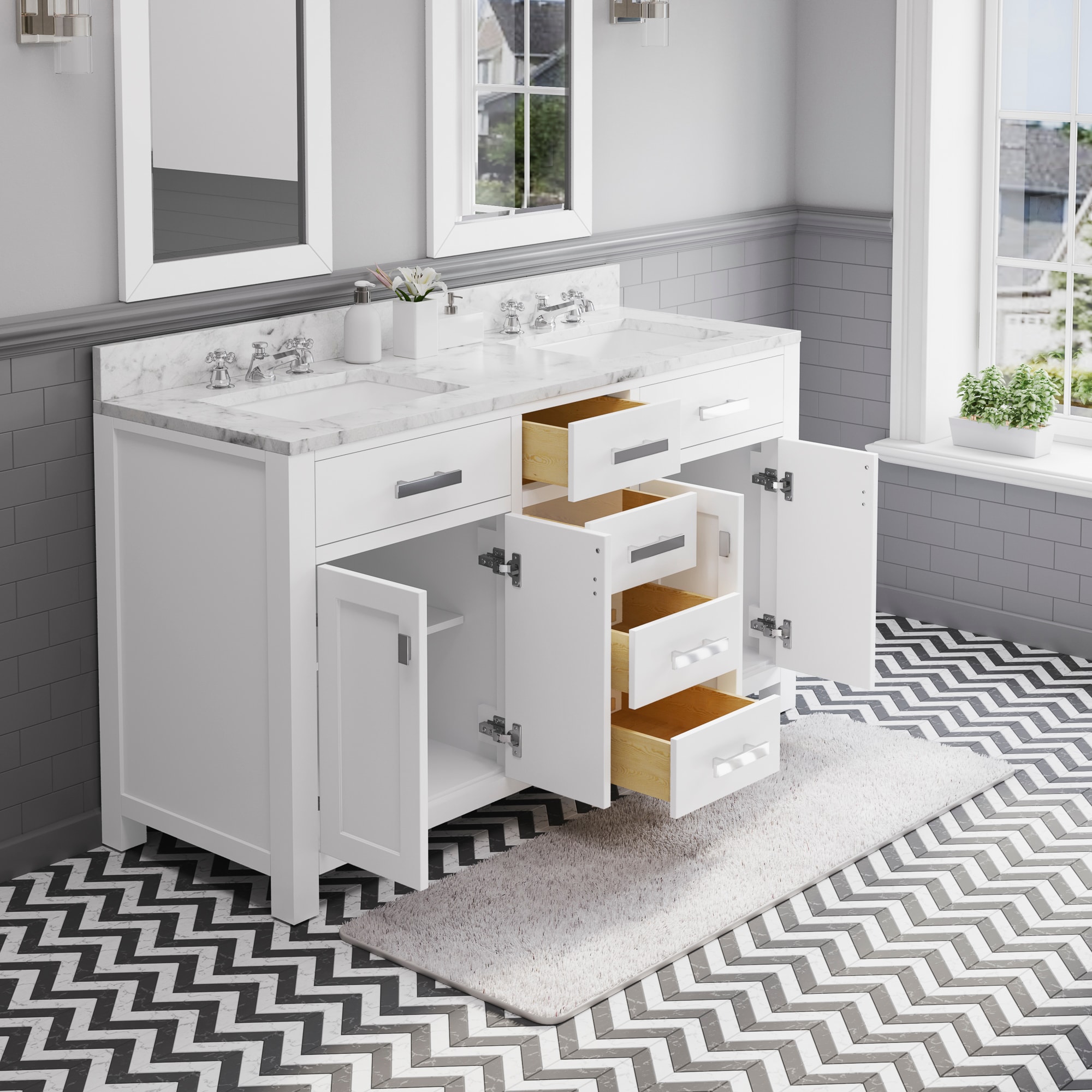 Water Creation MADISON60WC Bath-Vanity-Combo - View #4
