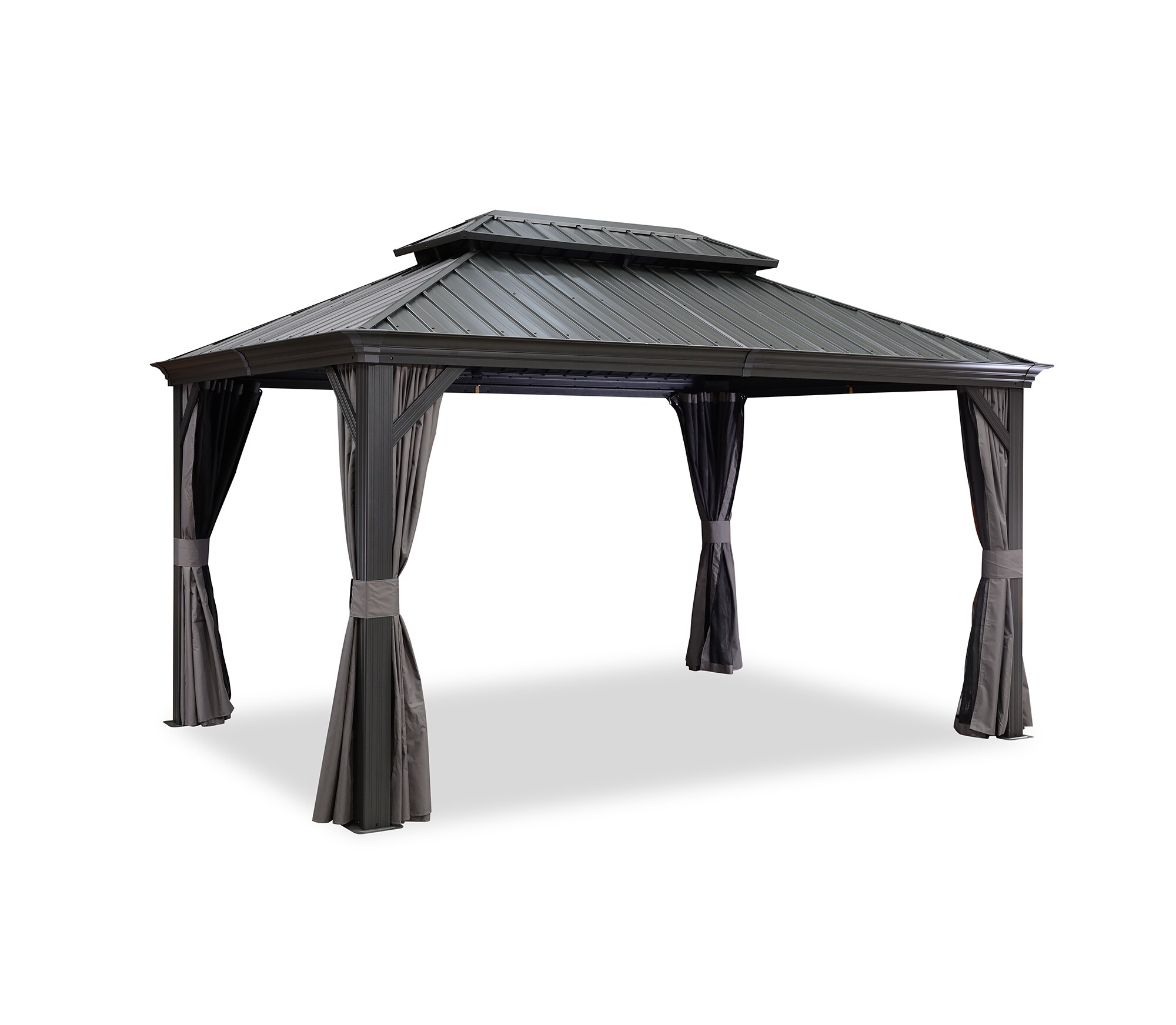 PURPLE LEAF LS04GHTG1013 Wood-Resin-Gazebos - View #2