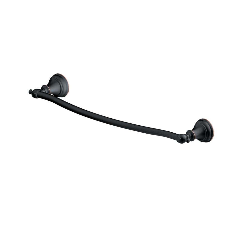 AquaSource Glyndon 18-in Oil-Rubbed Bronze Wall Mount Single Towel Bar ...