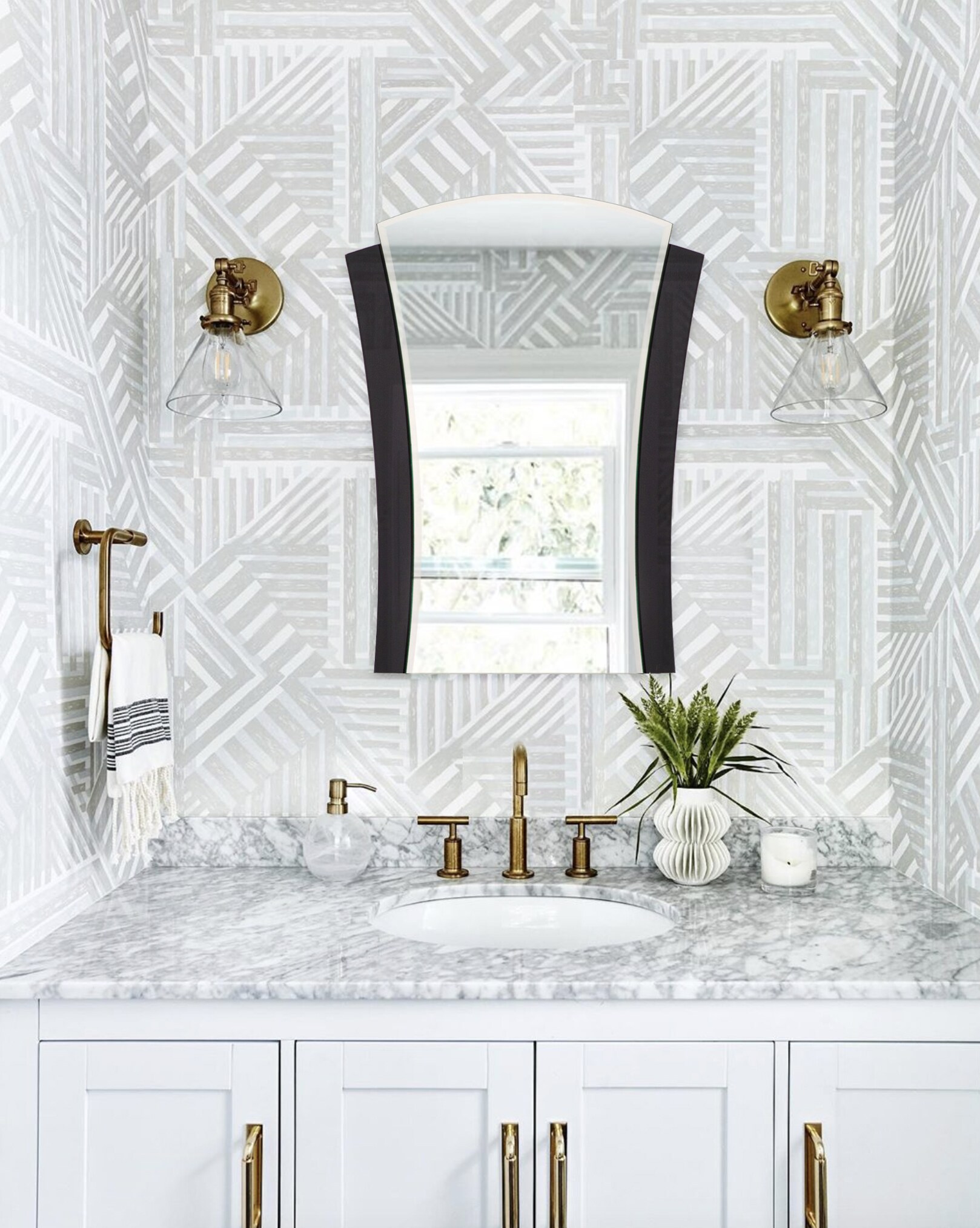 Decor Wonderland SSM121500-1 Framed-Bath-Mirrors - View #7